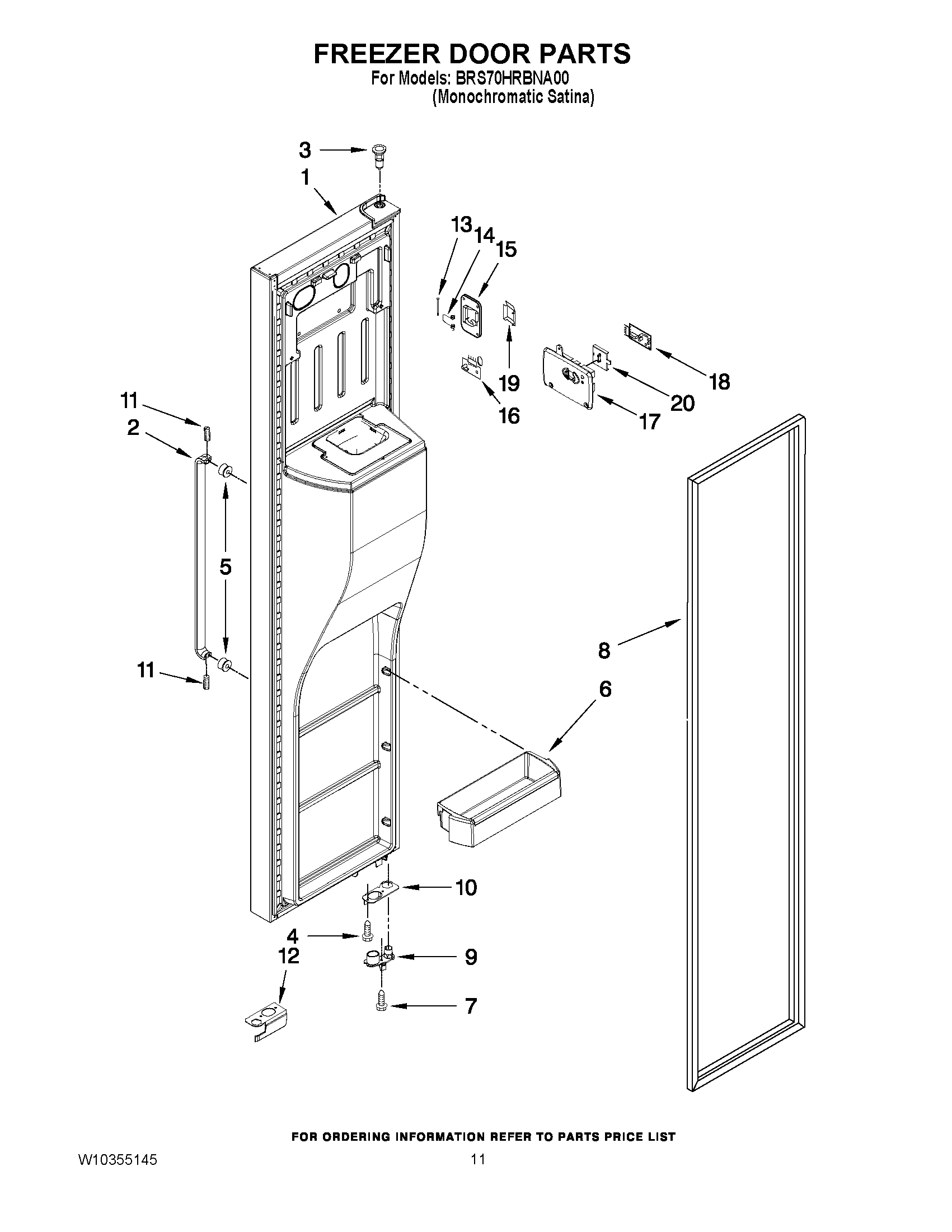 07 - FREEZER DOOR PARTS