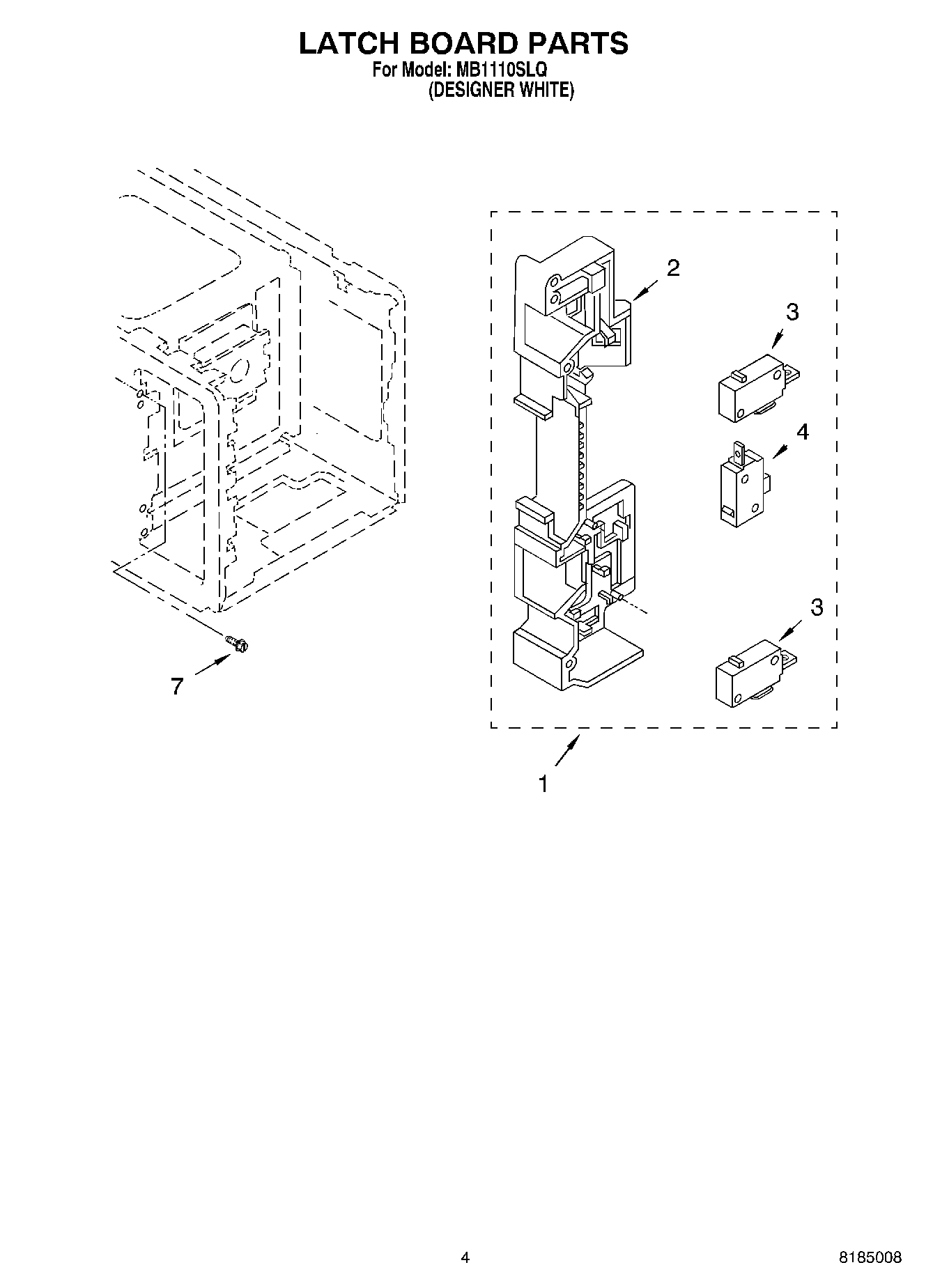04 - LATCH BOARD PARTS