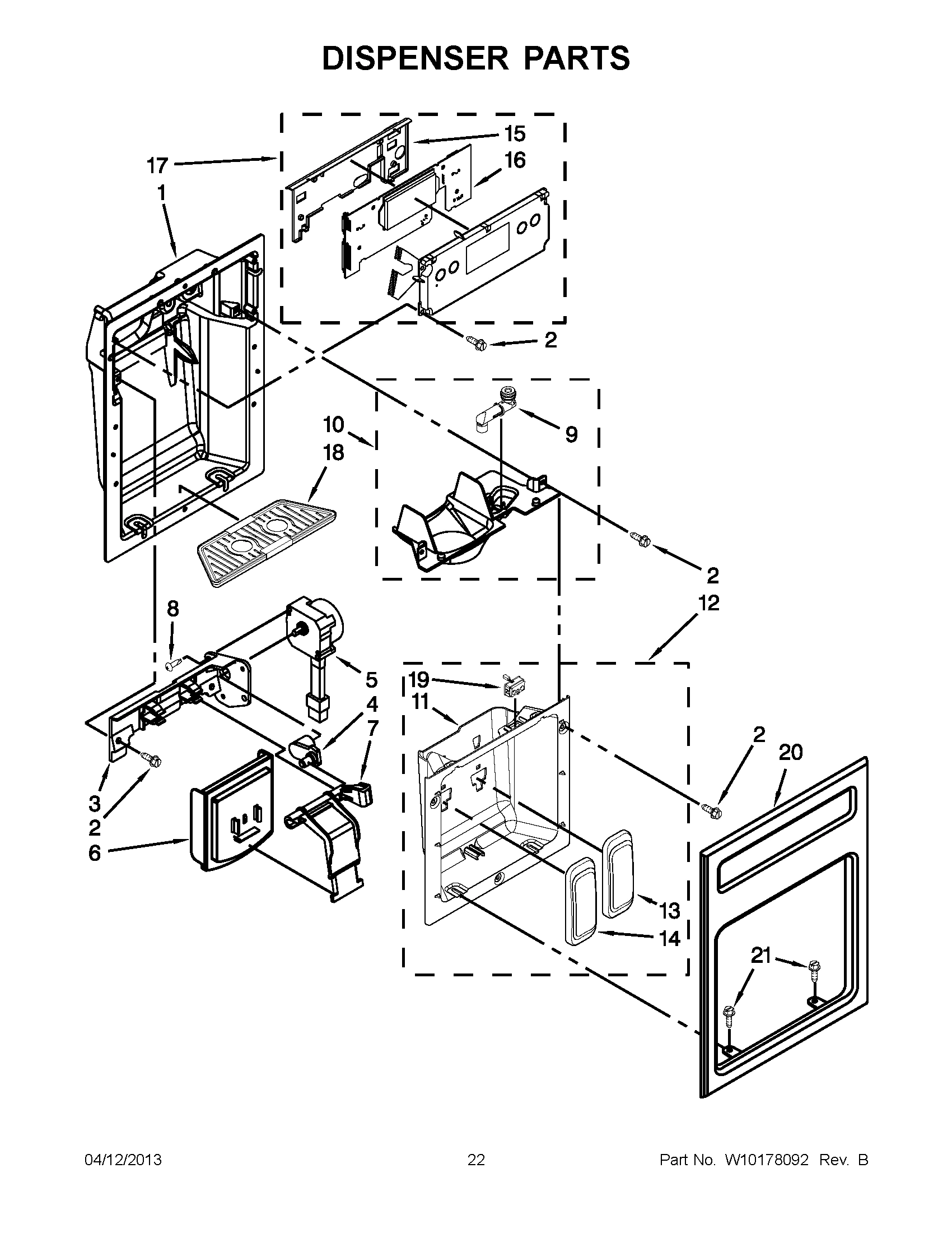 11 - DISPENSER PARTS