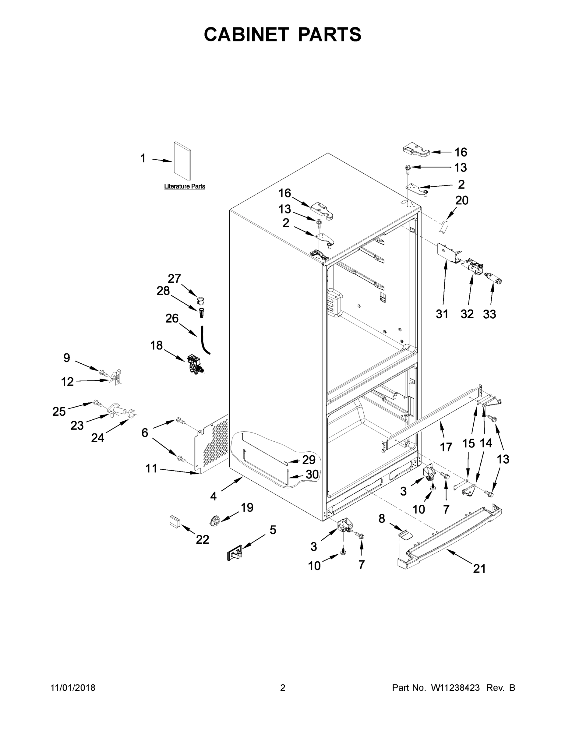 02 - CABINET PARTS