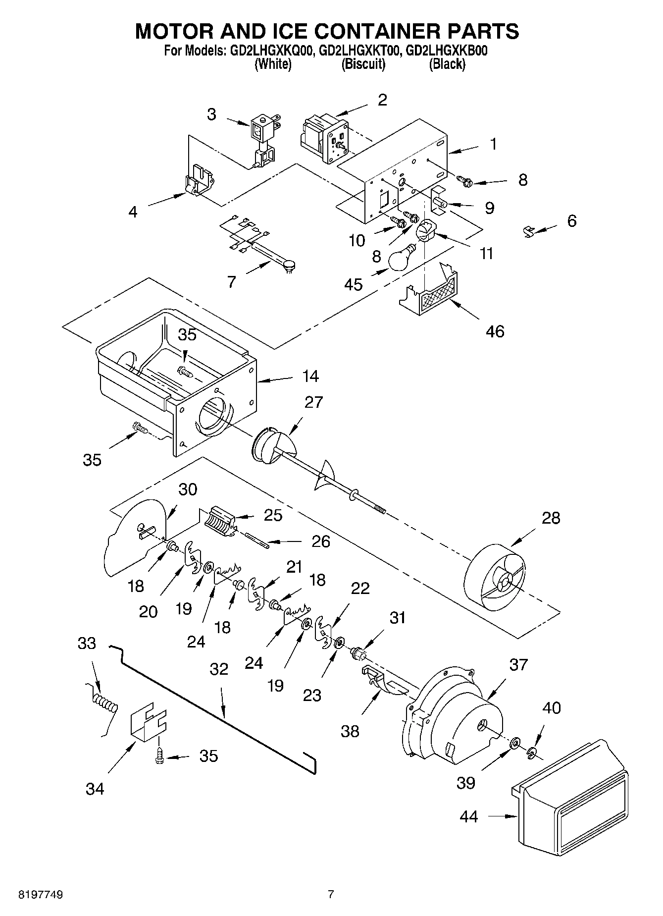 06 - MOTOR AND ICE CONTAINER
