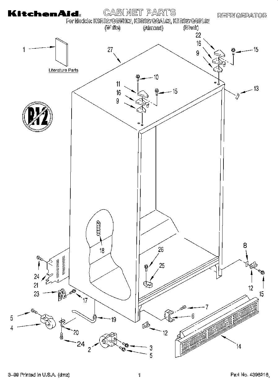01 - CABINET, LITERATURE