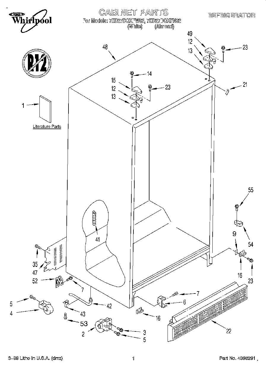 01 - CABINET, LITERATURE