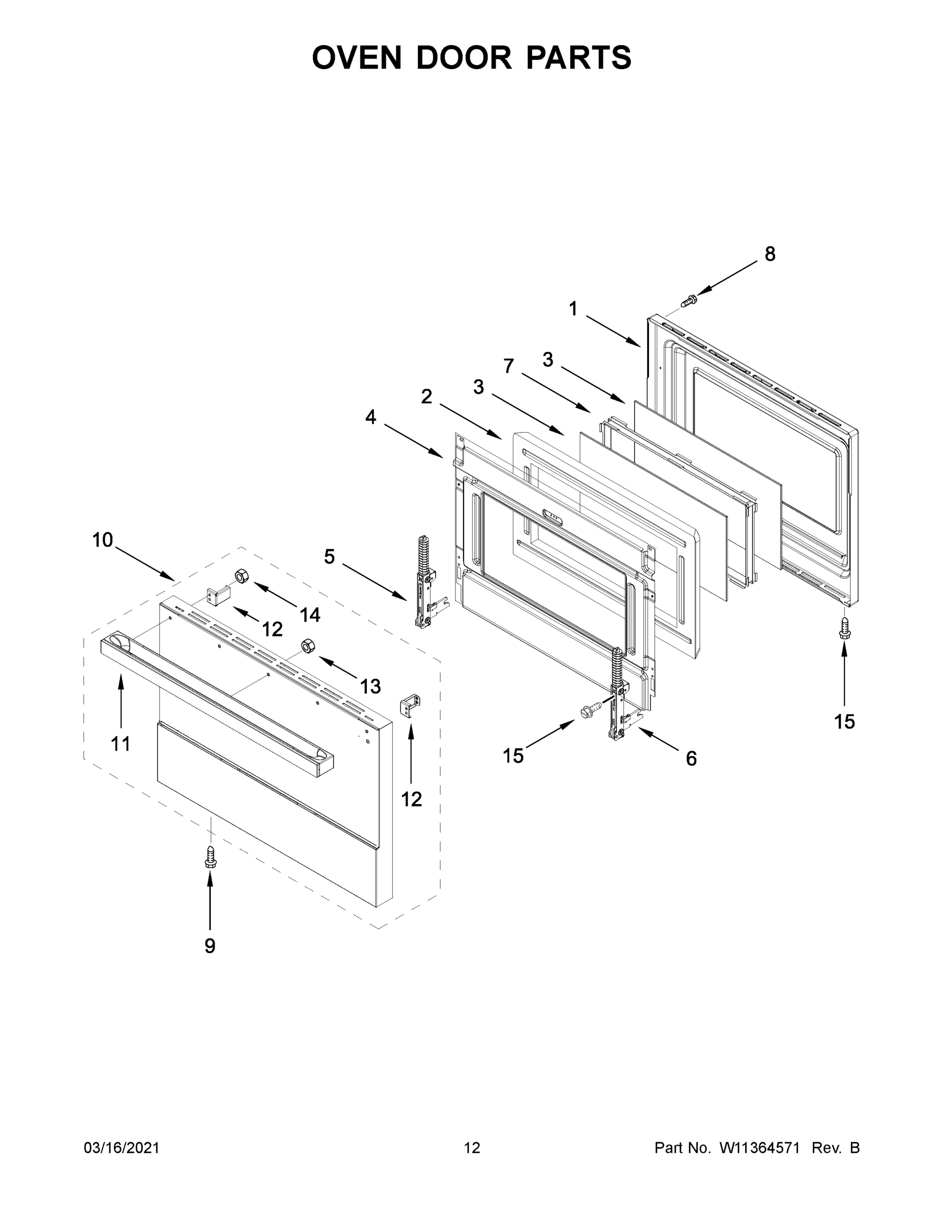07 - OVEN DOOR PARTS