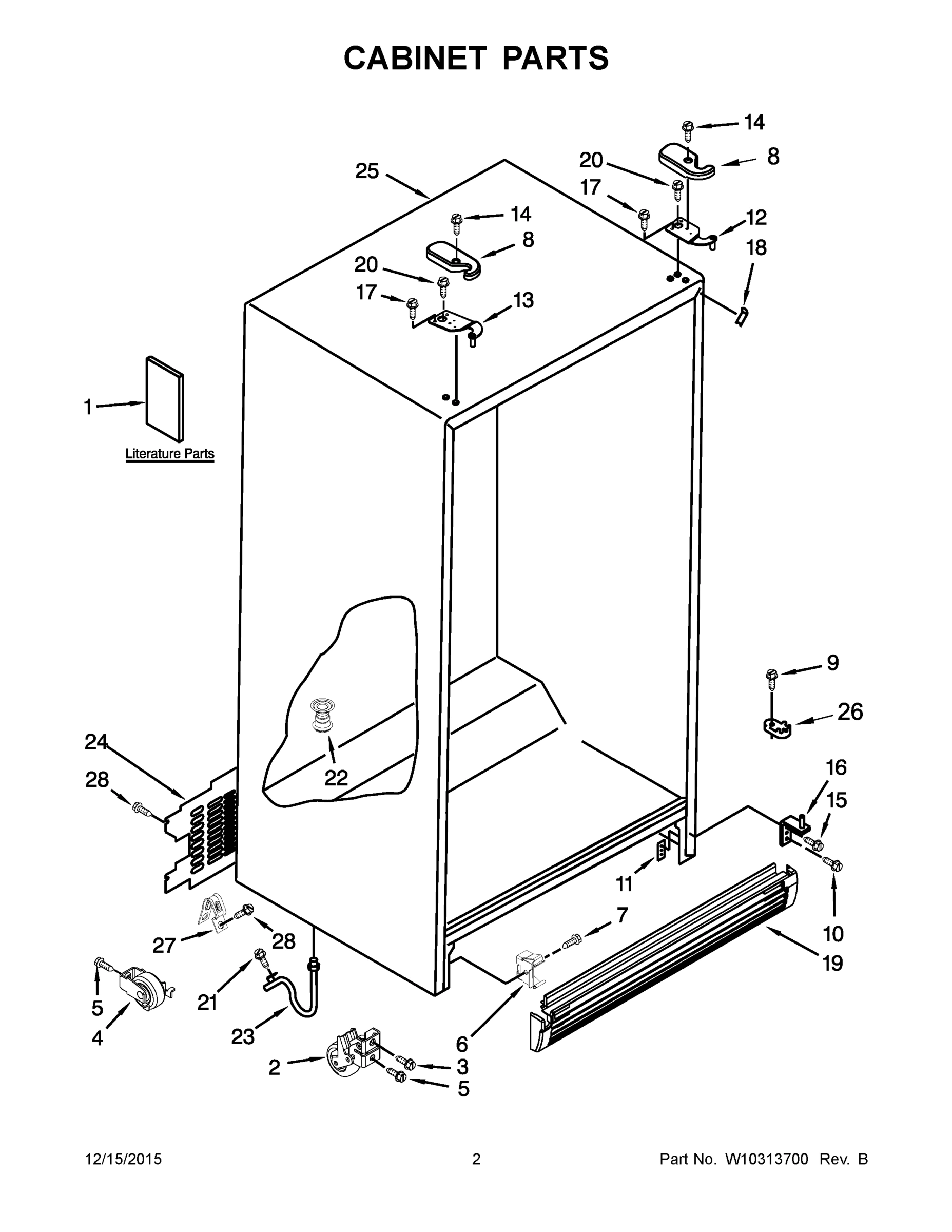 02 - CABINET PARTS