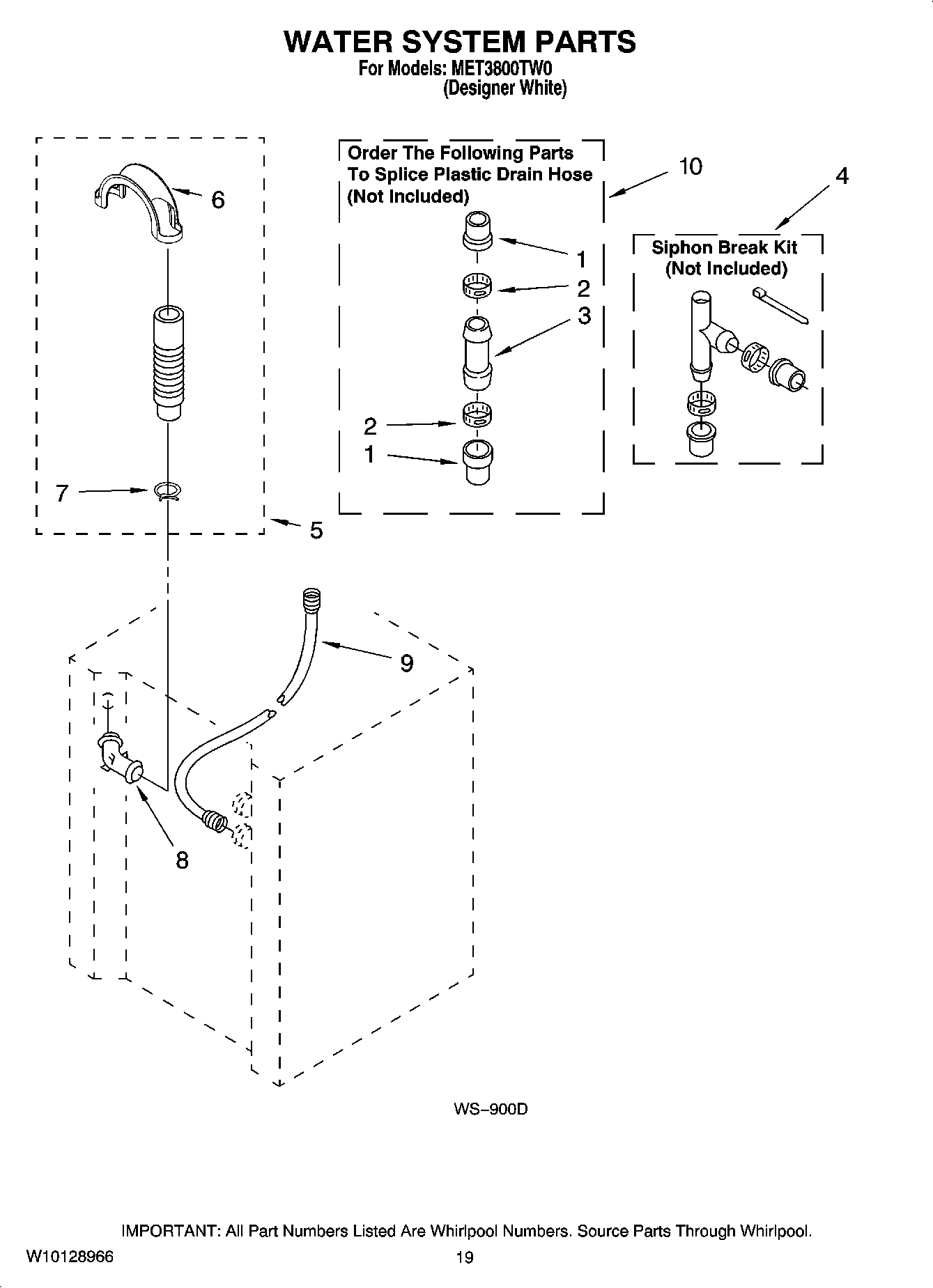 13 - WATER SYSTEM PARTS