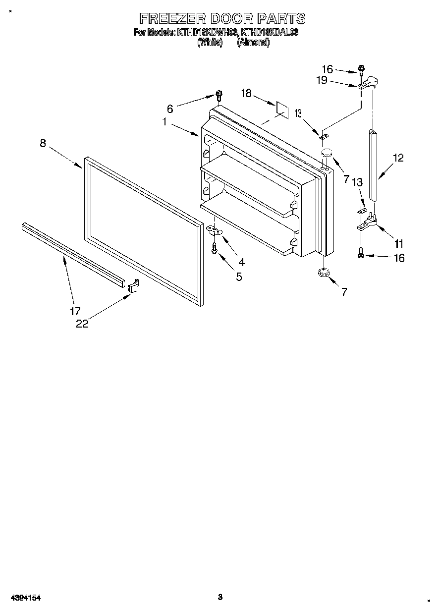 02 - FREEZER DOOR