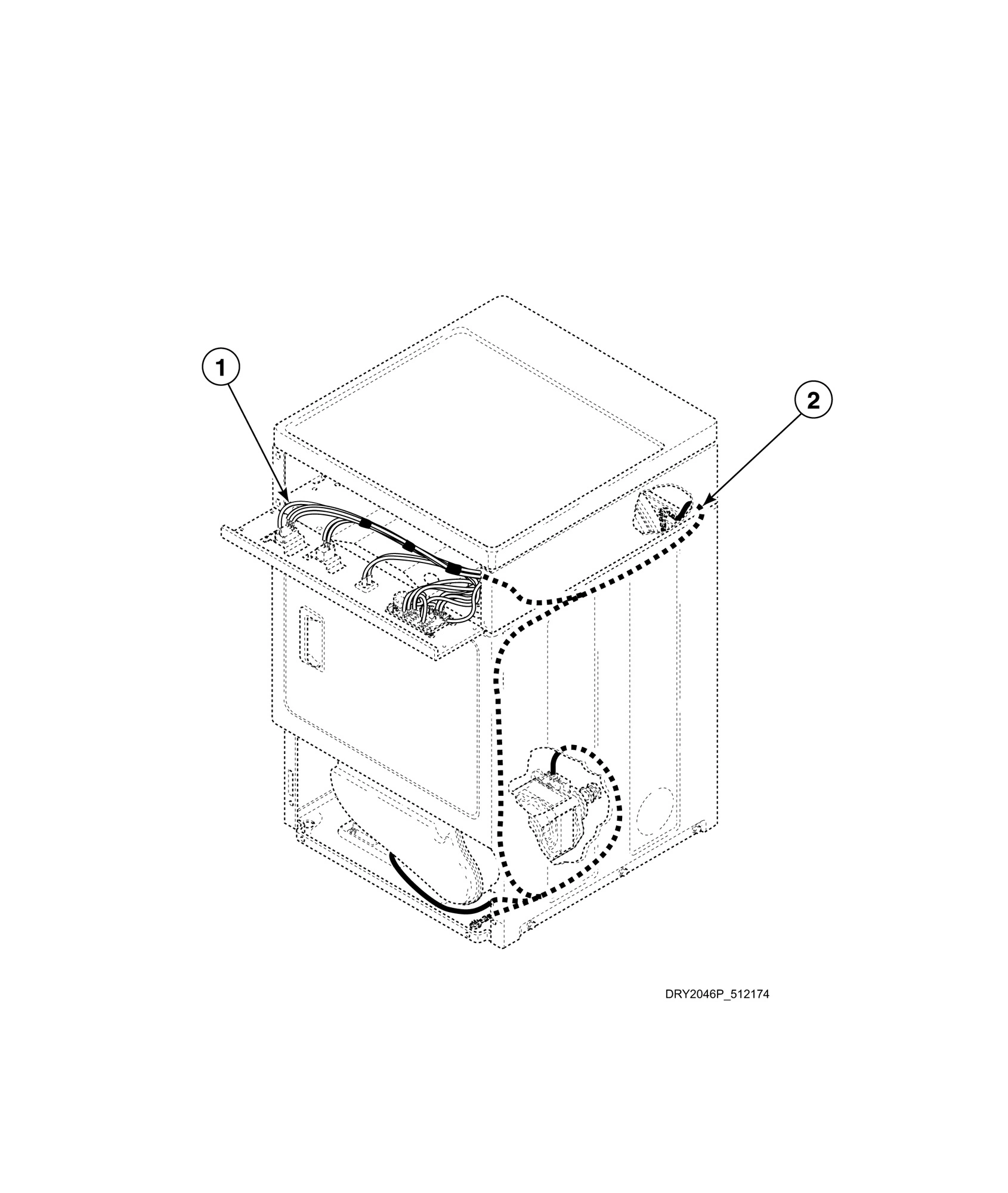 Wire Harnesses and Wires - Front Control Models Through Serial No. 1303025314