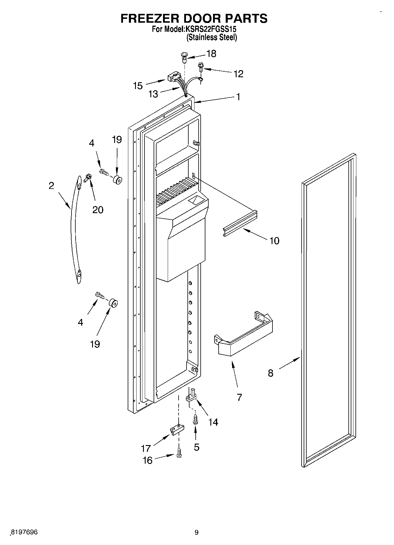 06 - FREEZER DOOR