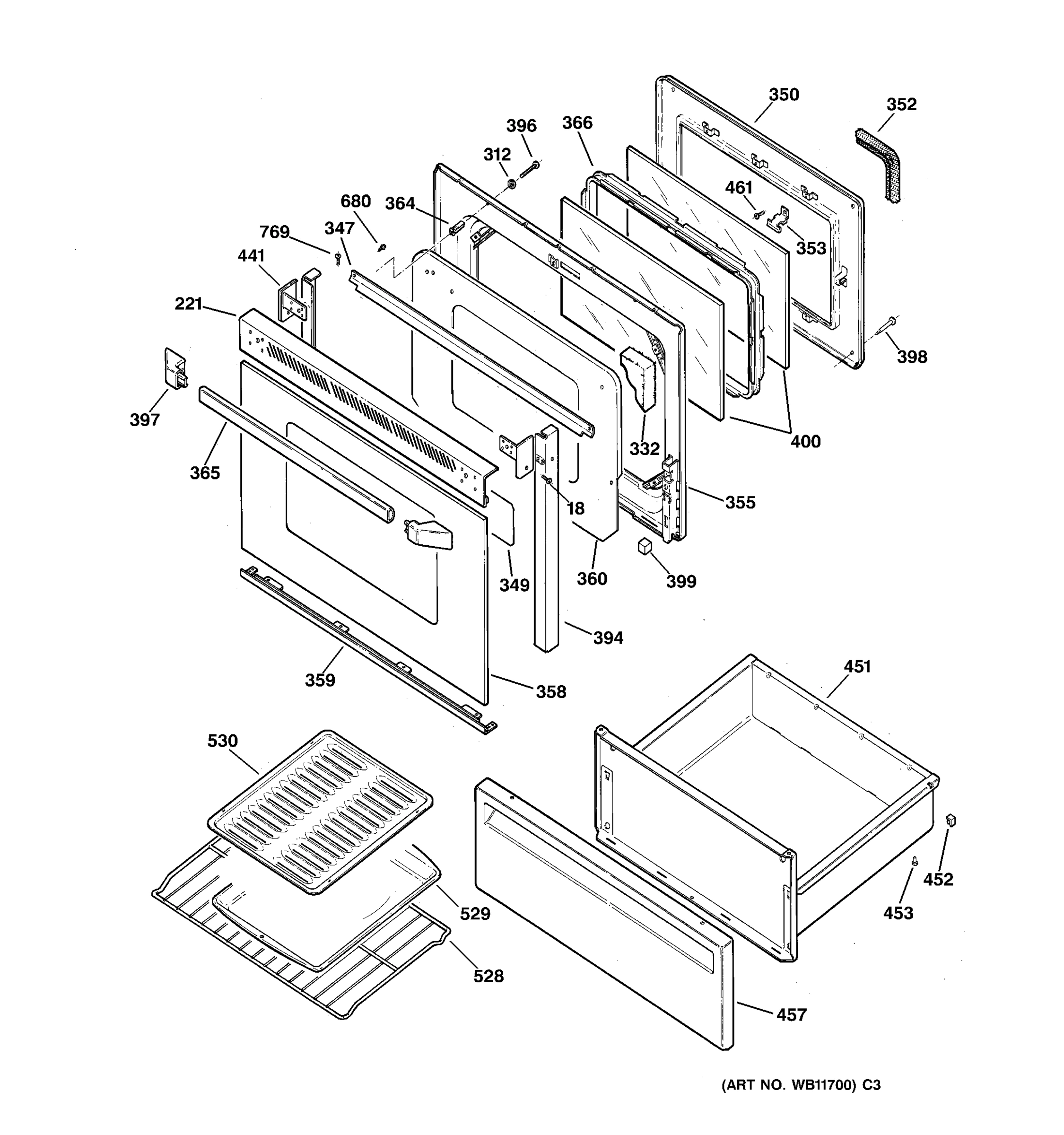 DOOR & DRAWER PARTS