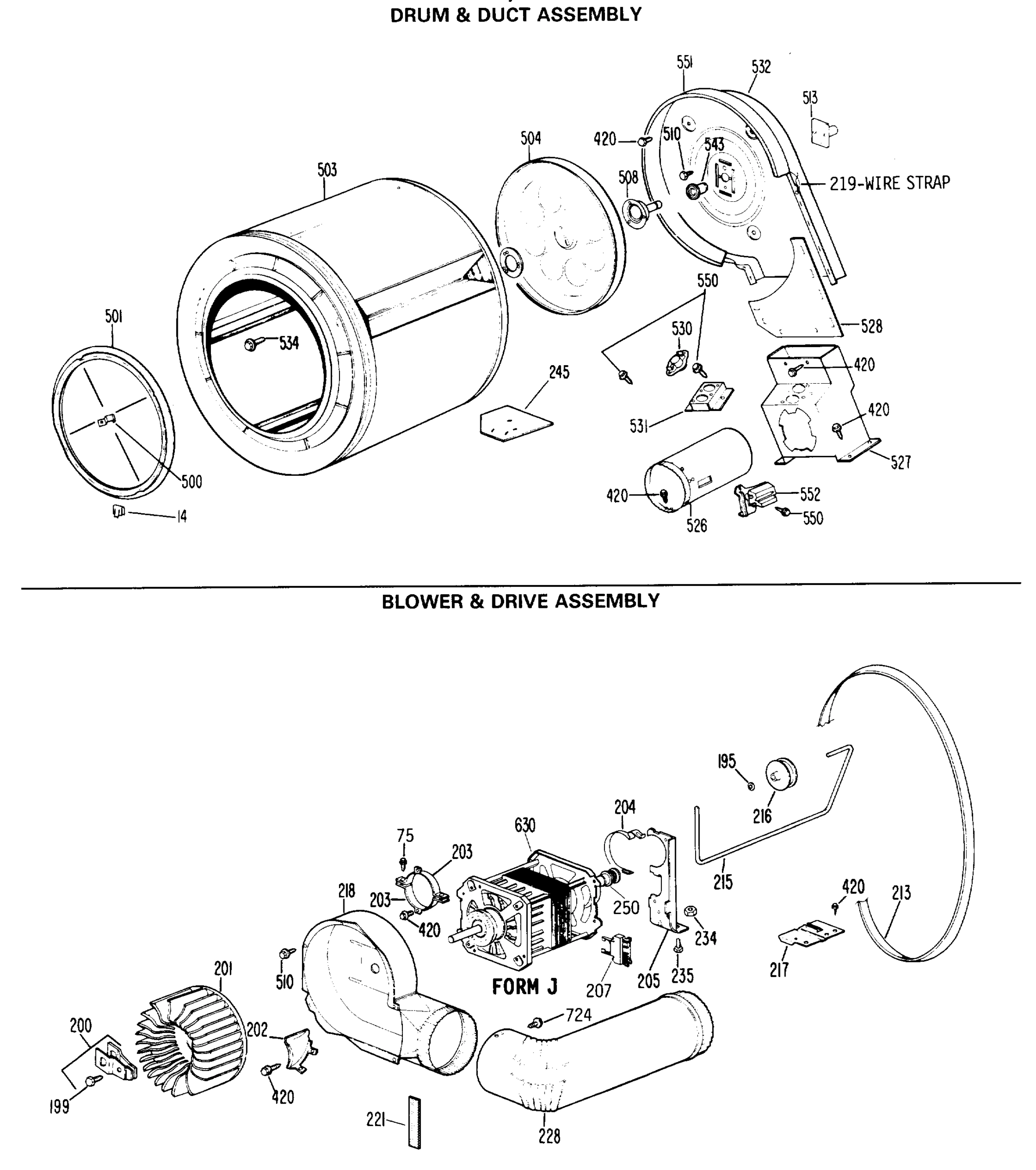 DRUM & DUCT ASSEMBLY
