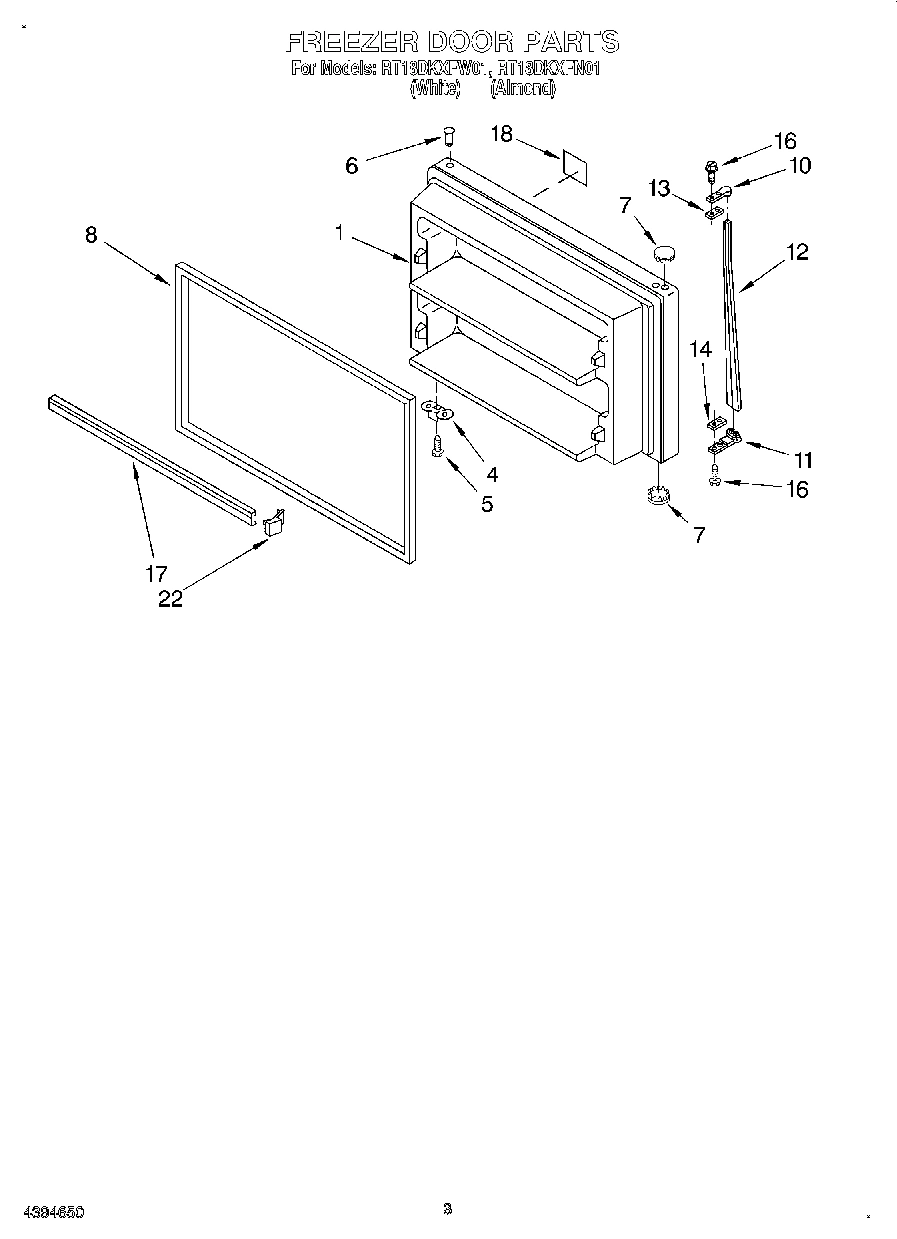 02 - FREEZER DOOR