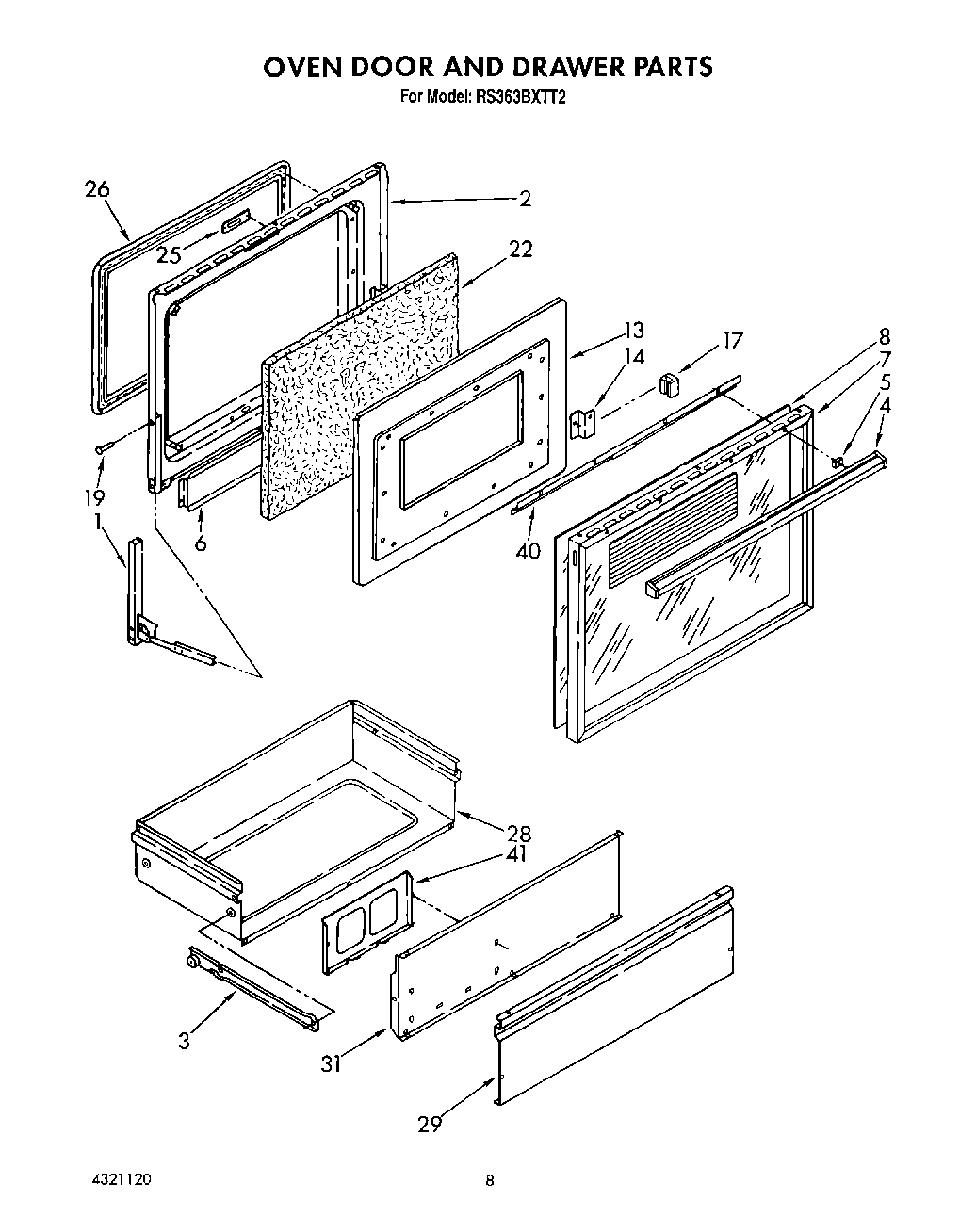 06 - OVEN DOOR AND DRAWER