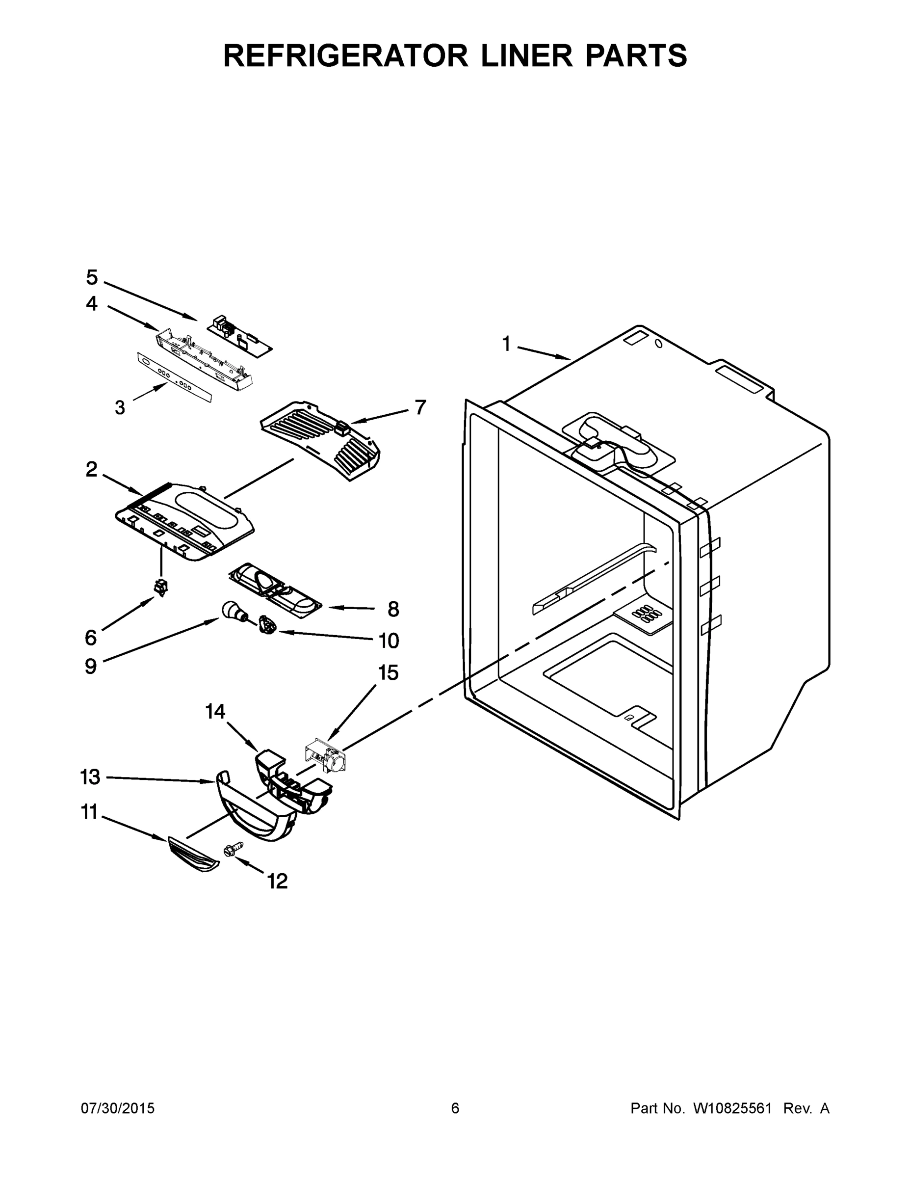04 - REFRIGERATOR LINER PARTS