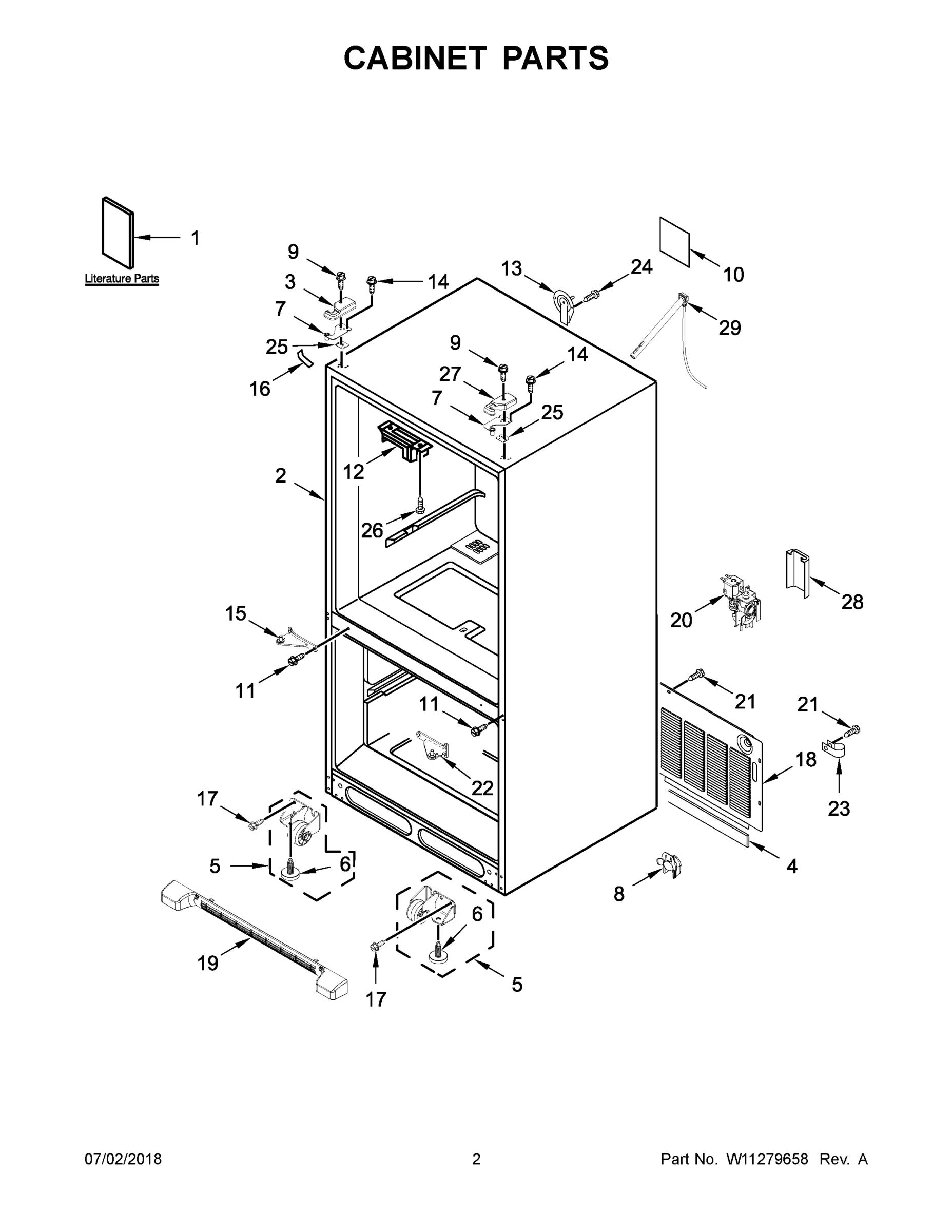02 - CABINET PARTS
