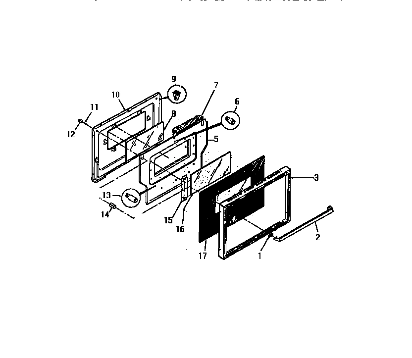 08 - LOWER OVEN DOOR