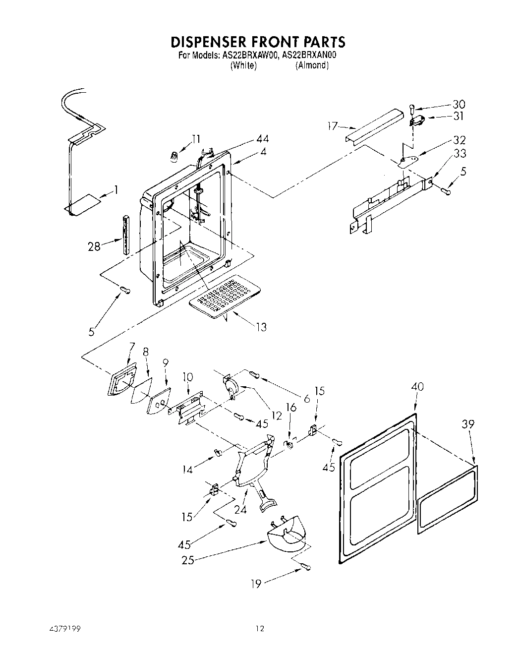 08 - DISPENSER FRONT
