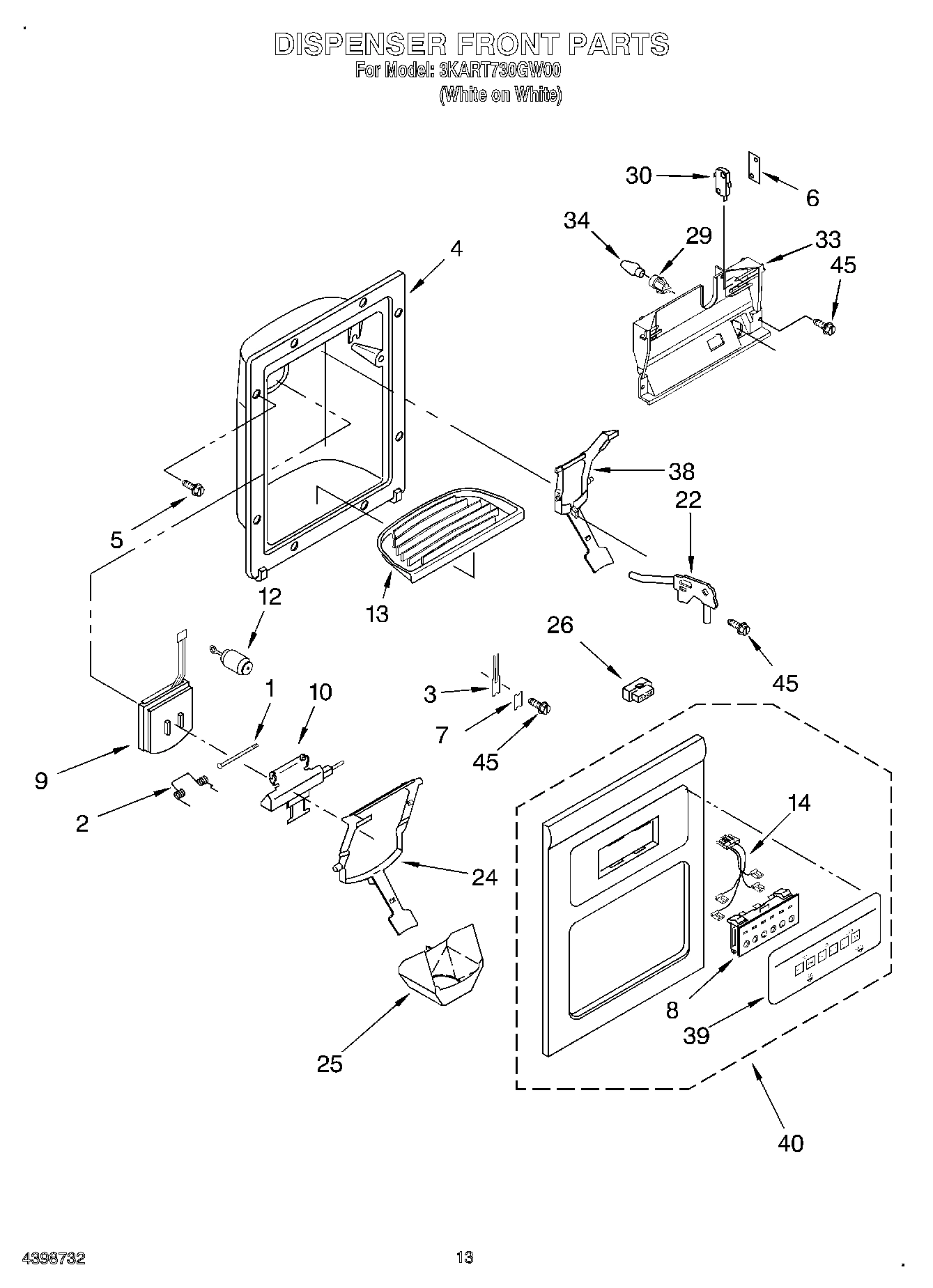 07 - DISPENSER FRONT