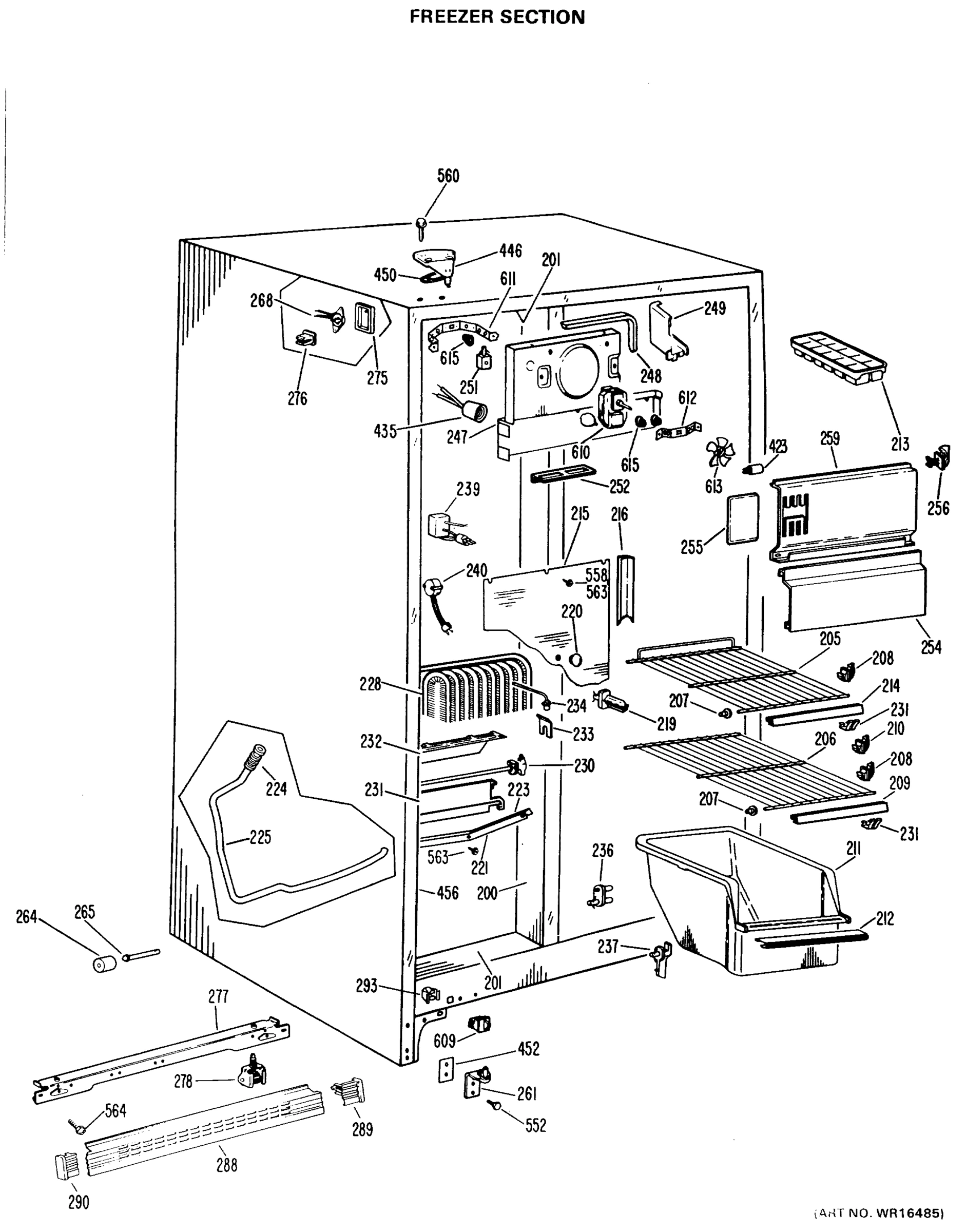 FREEZER SECTION