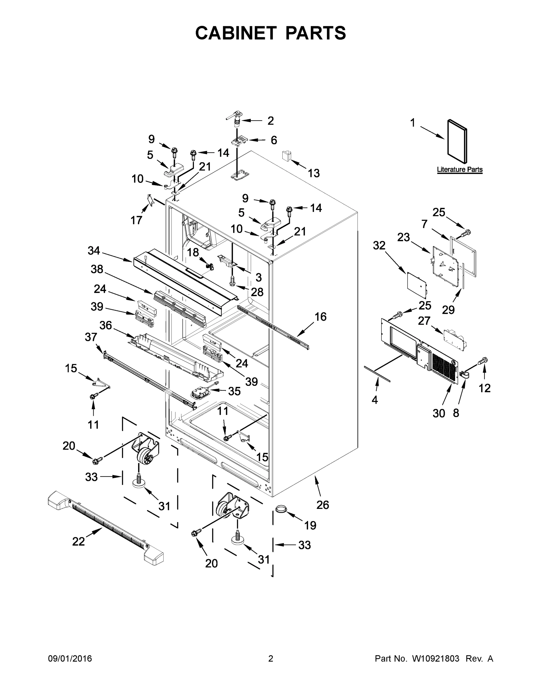 02 - CABINET PARTS