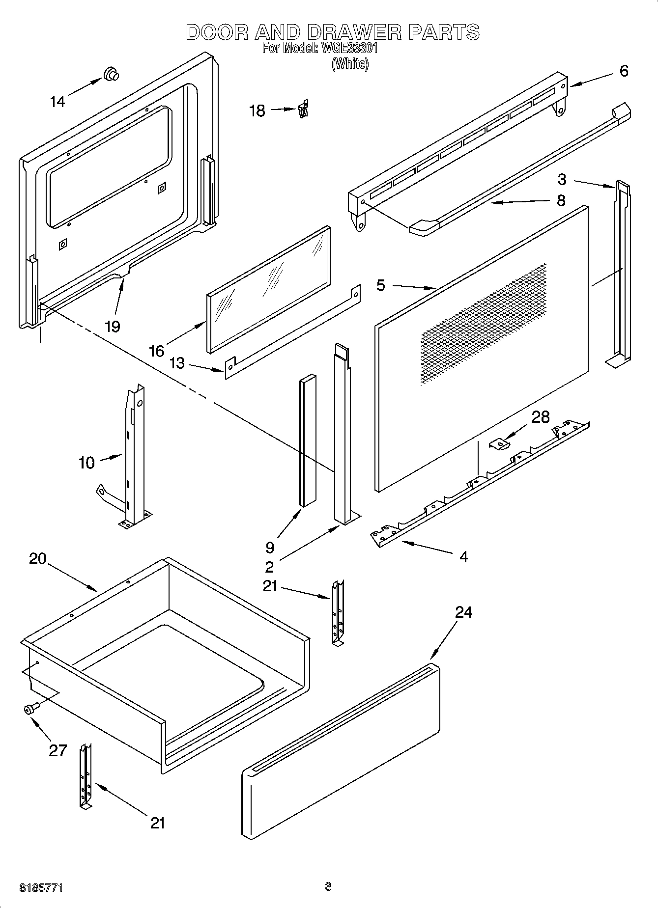 03 - DOOR AND DRAWER PARTS