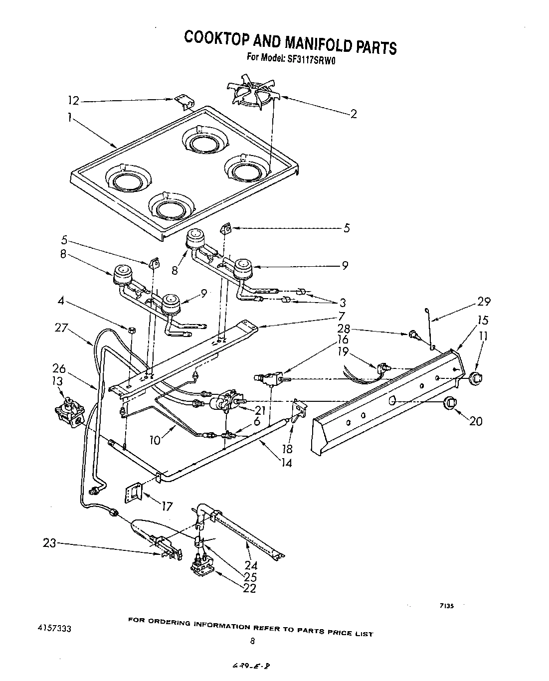 06 - COOKTOP AND MANIFOLD, LITERATURE AND OPTIONAL