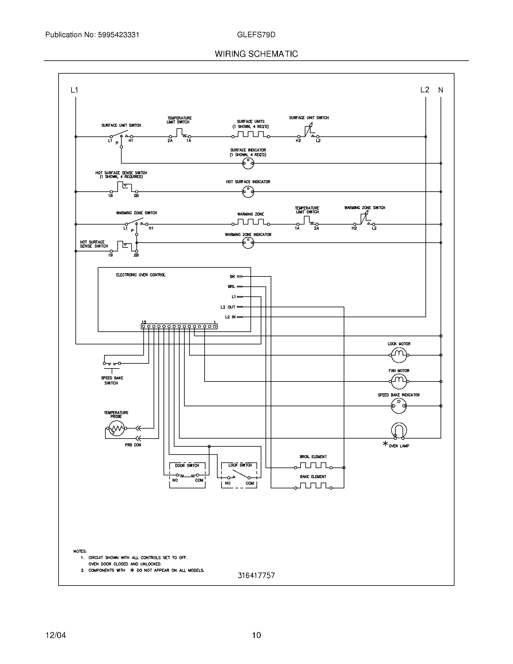 10 - WIRING SCHEMATIC