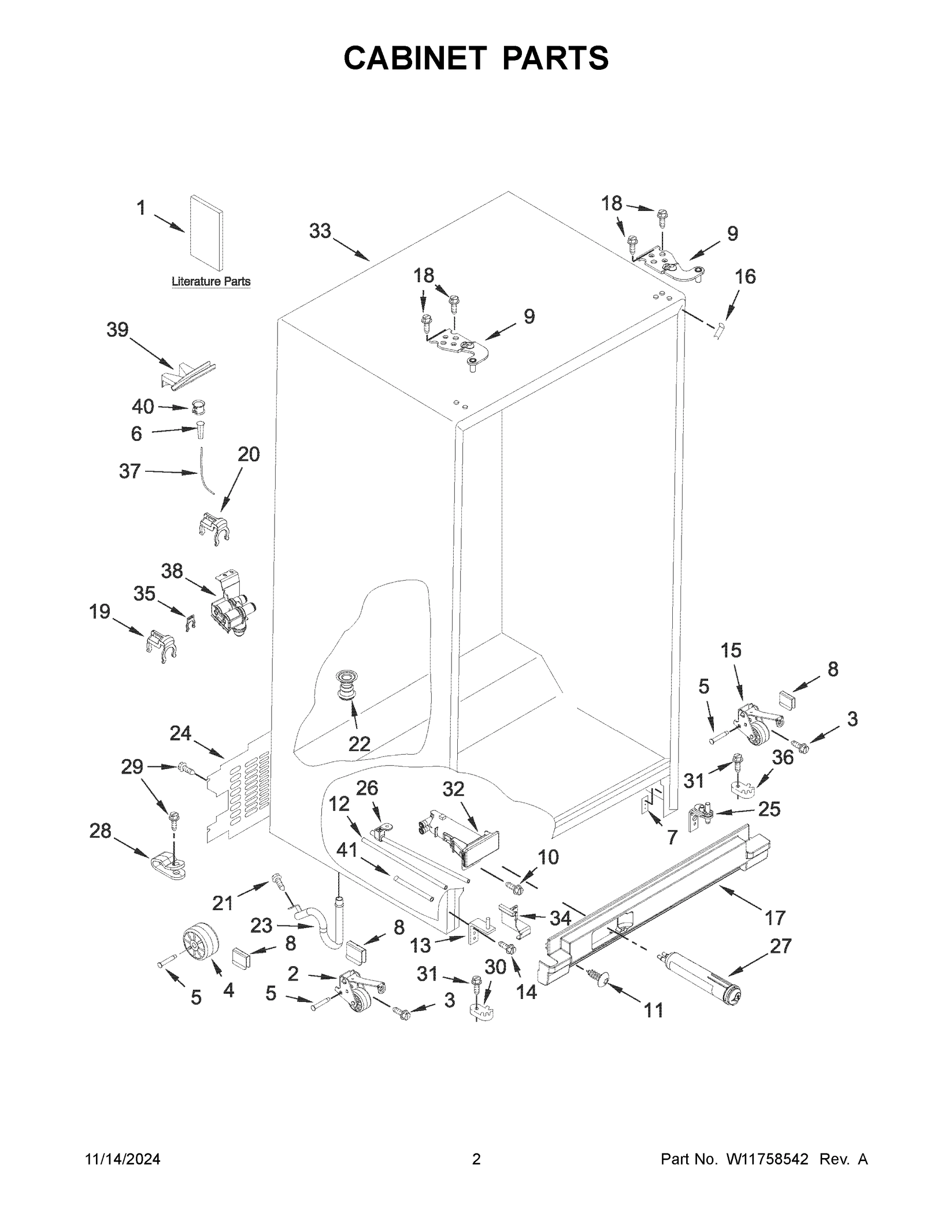02 - CABINET PARTS