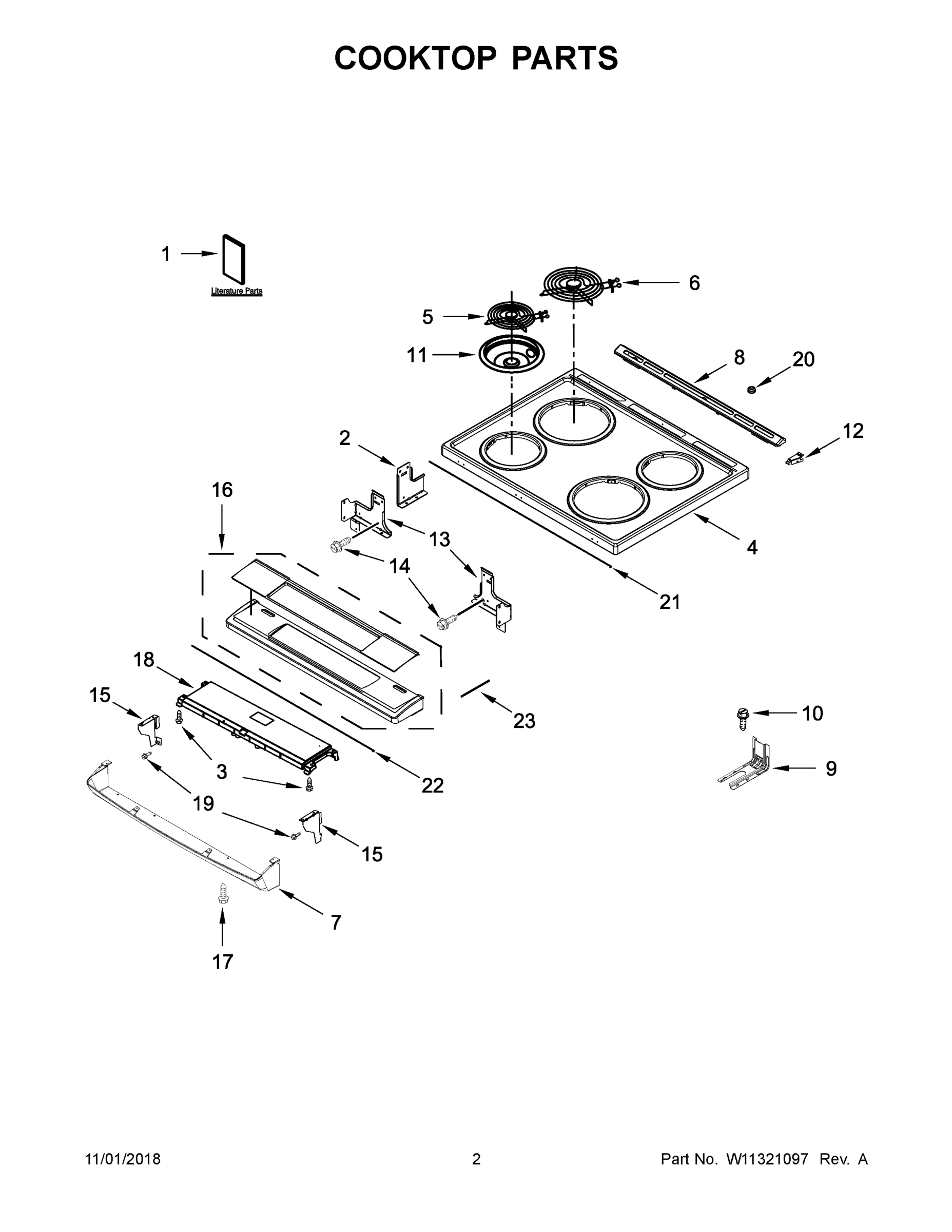 02 - COOKTOP PARTS