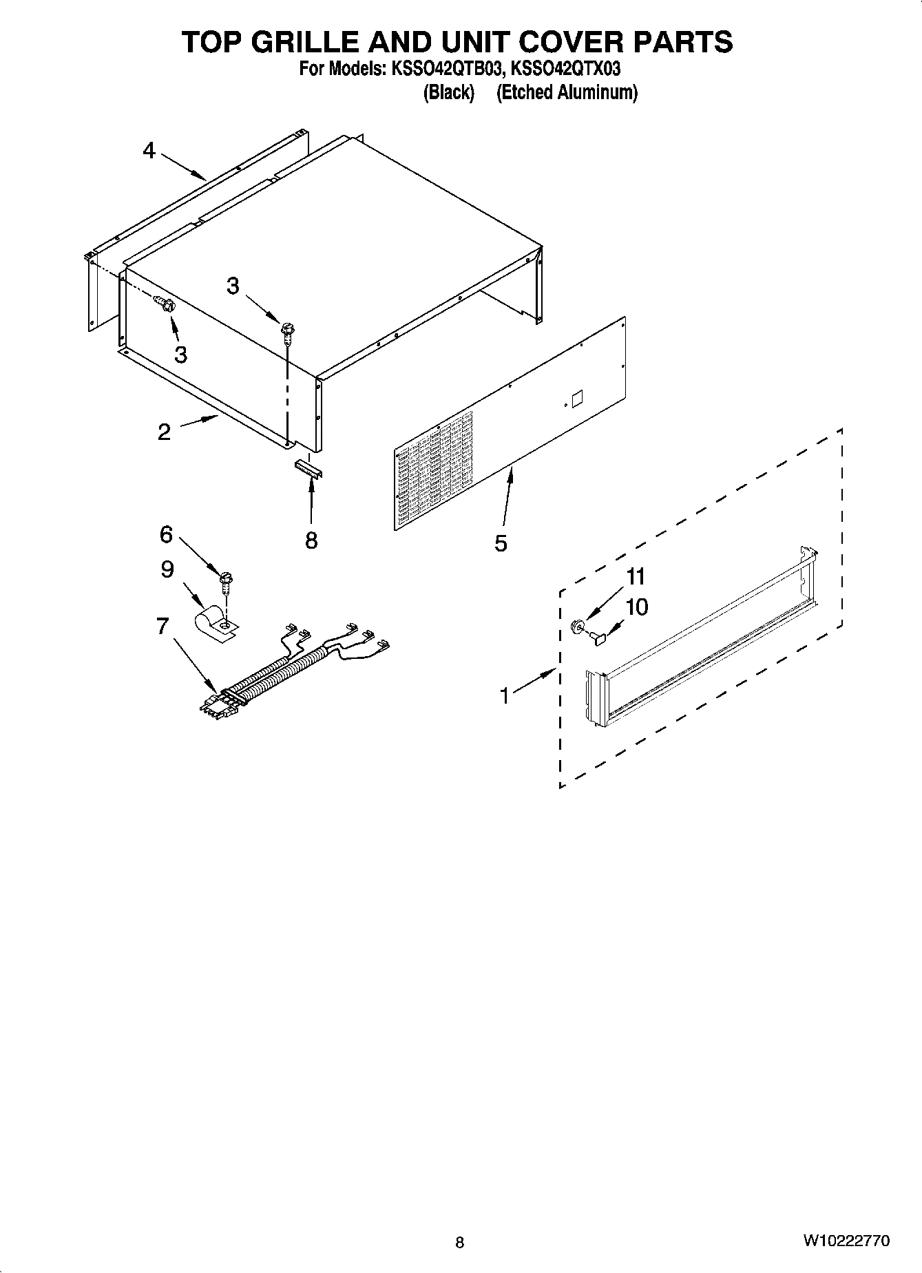 06 - TOP GRILLE AND UNIT COVER PARTS