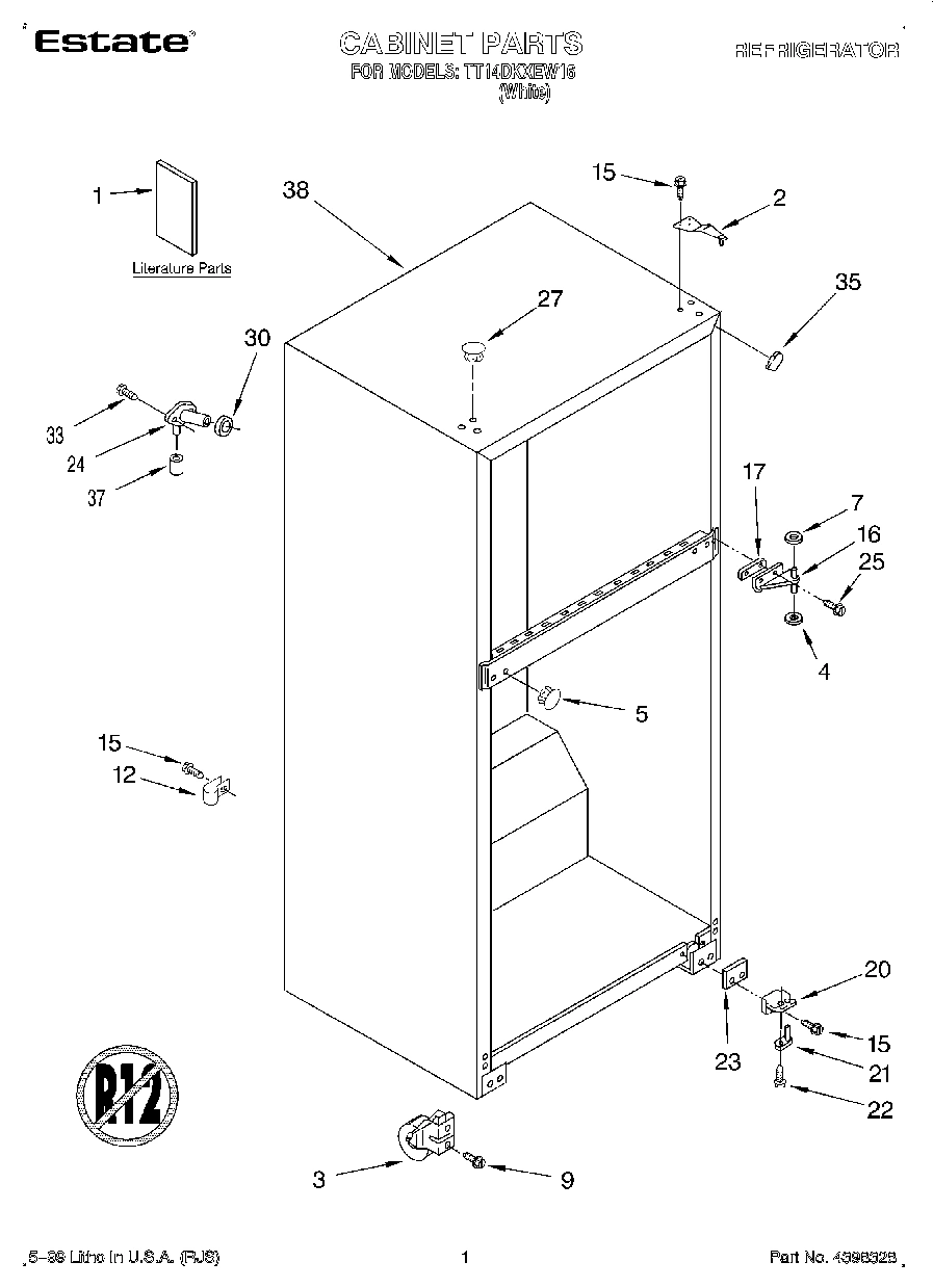 01 - CABINET, LITERATURE