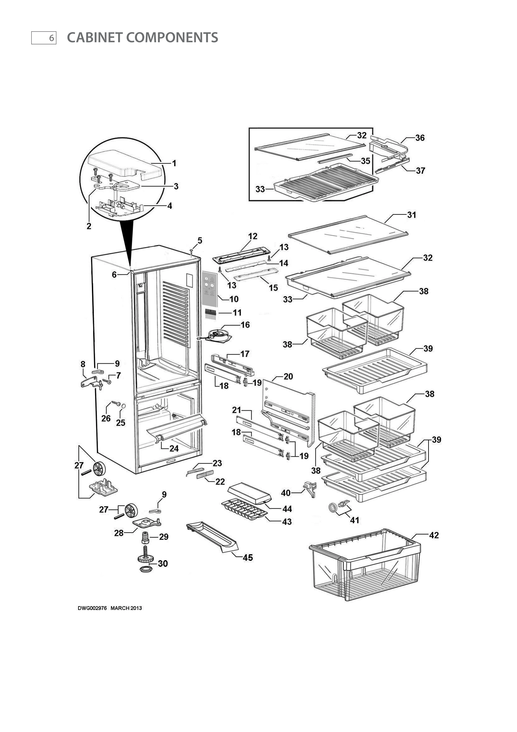 CABINET COMPONENTS