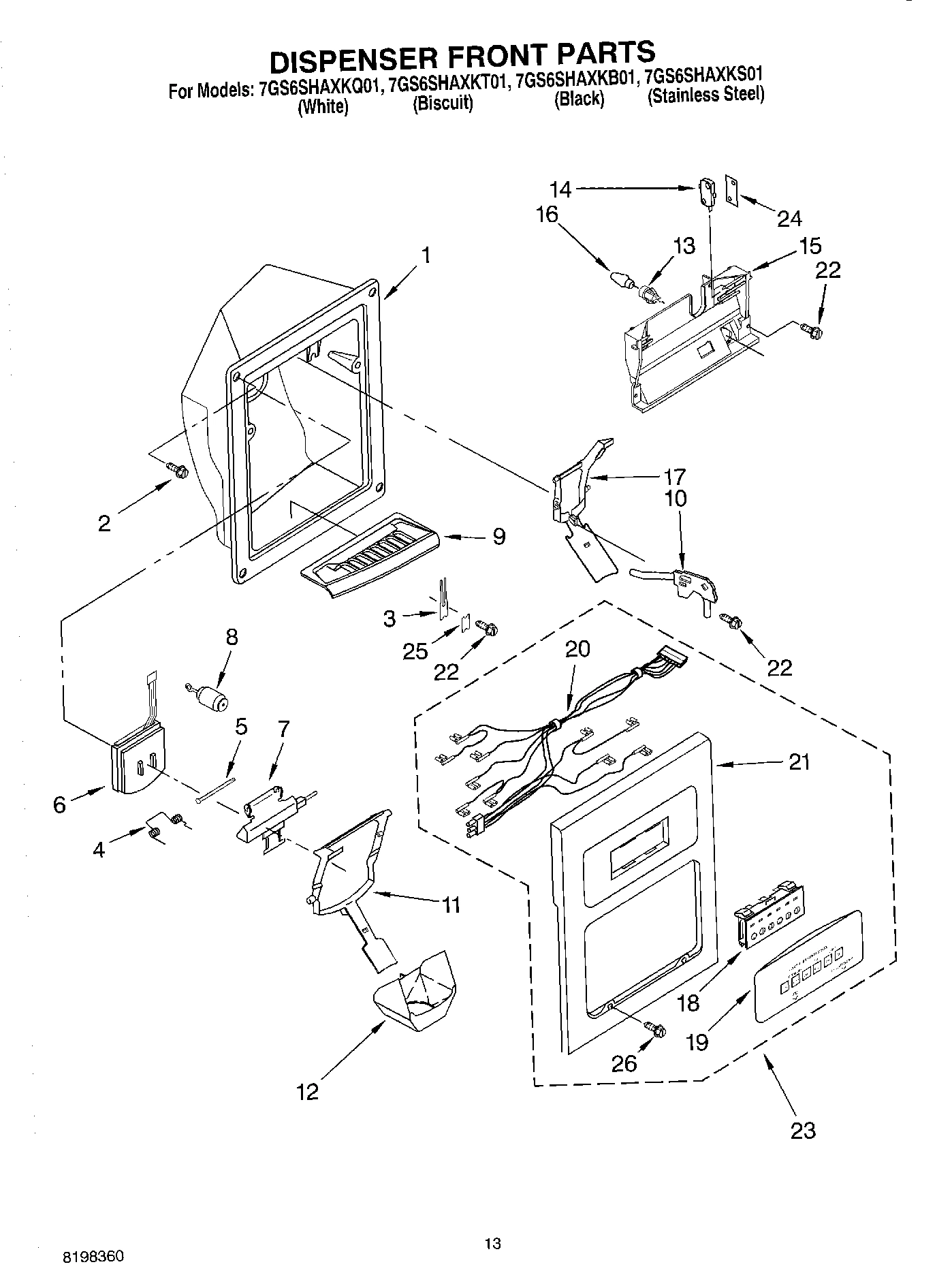 08 - DISPENSER FRONT