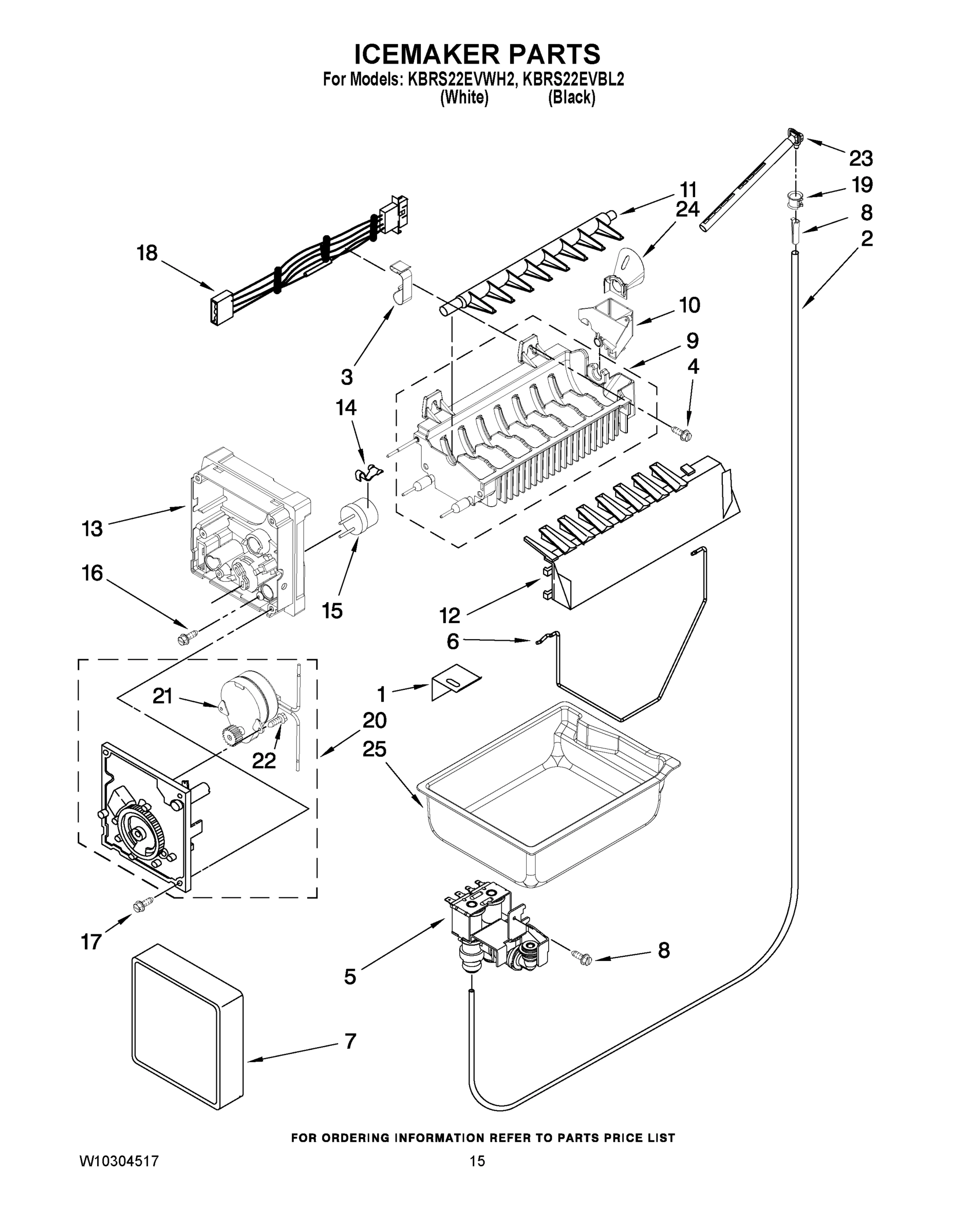 08 - ICEMAKER PARTS