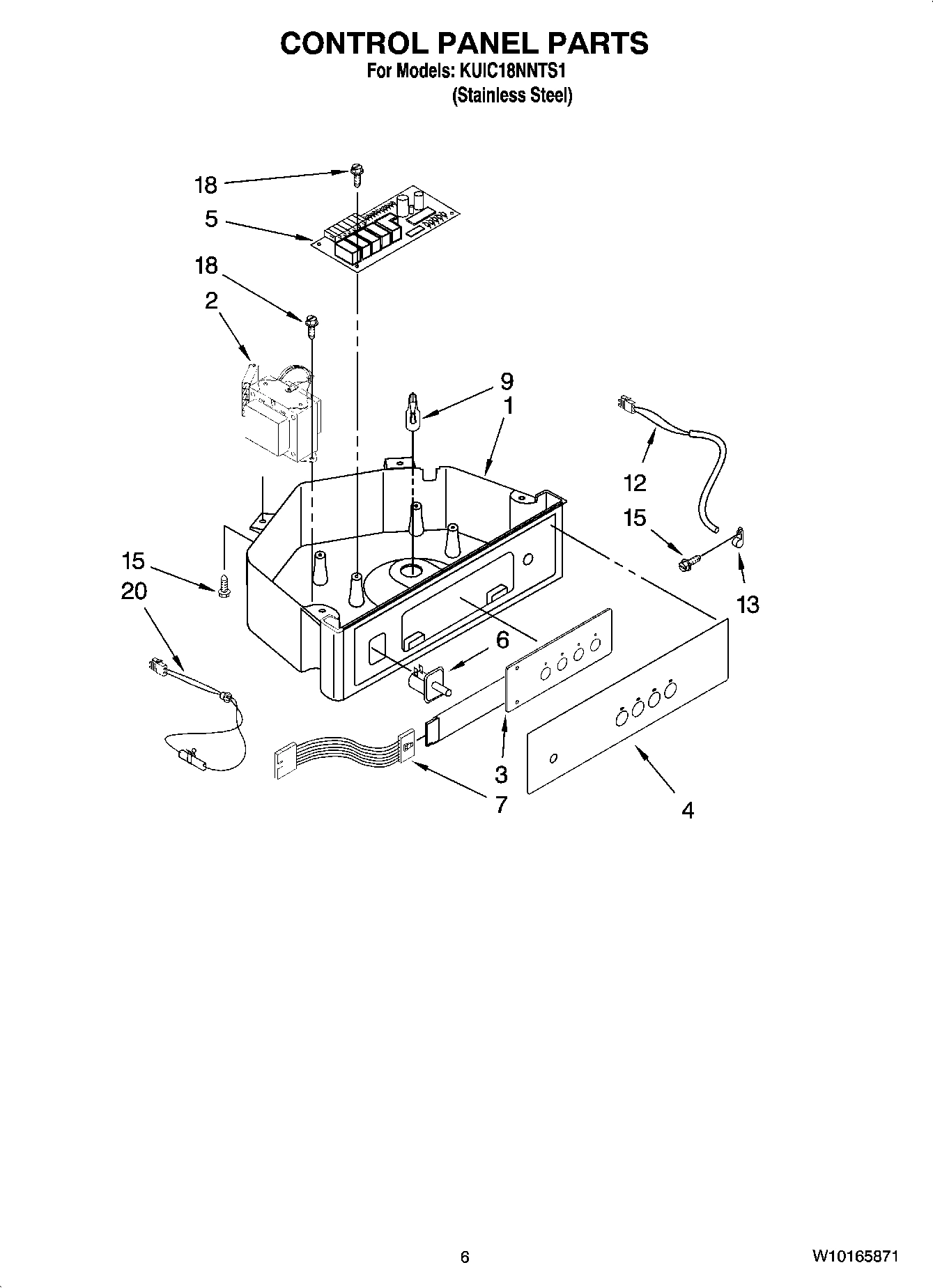 04 - CONTROL PANEL PARTS