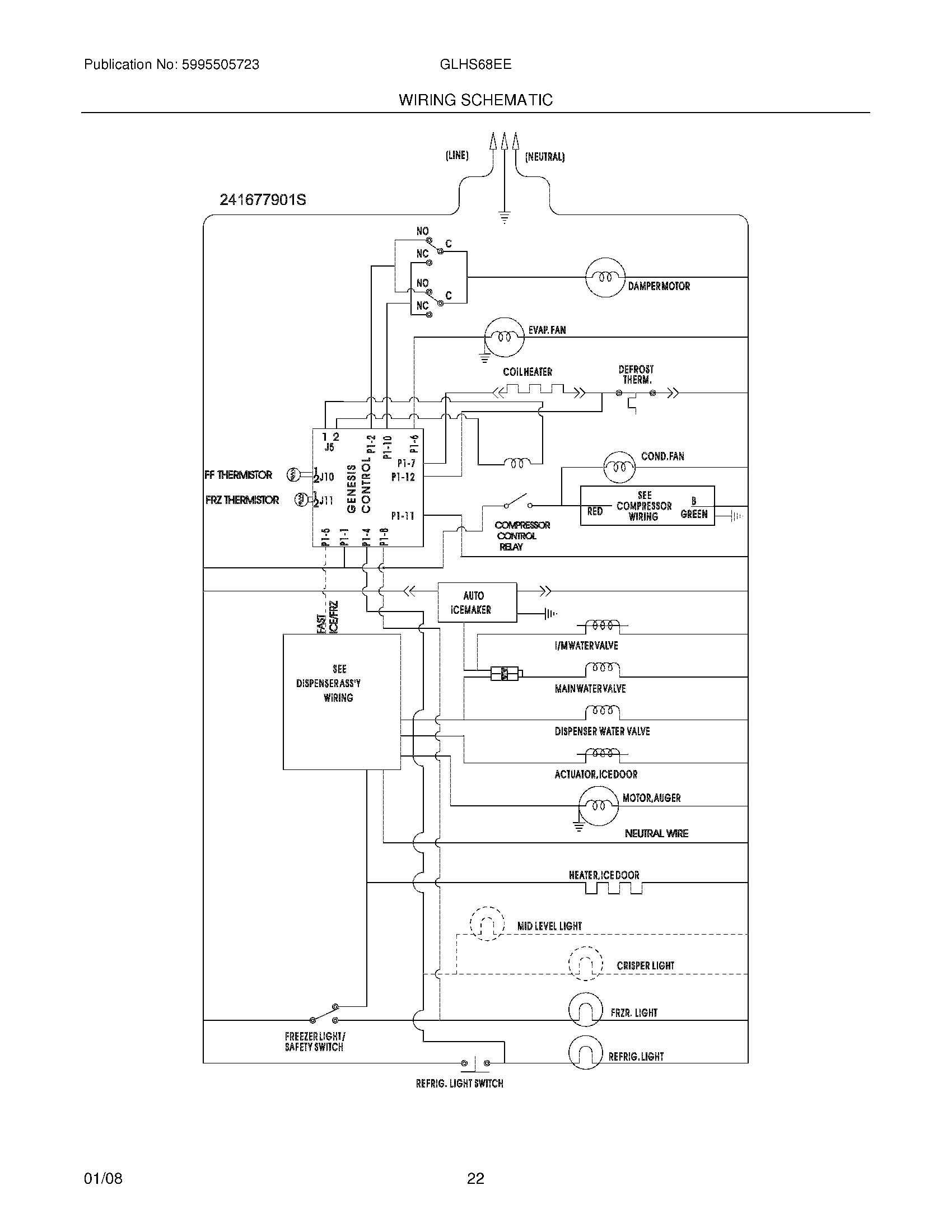 22 - WIRING SCHEMATIC