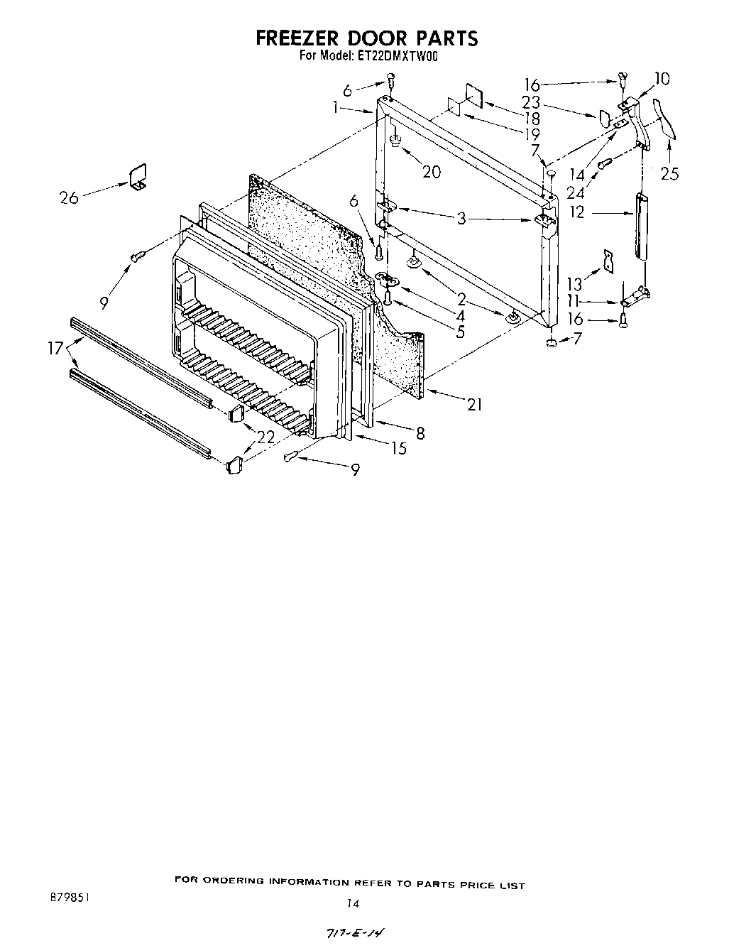 09 - FREEZER DOOR , MISCELLANEOUS