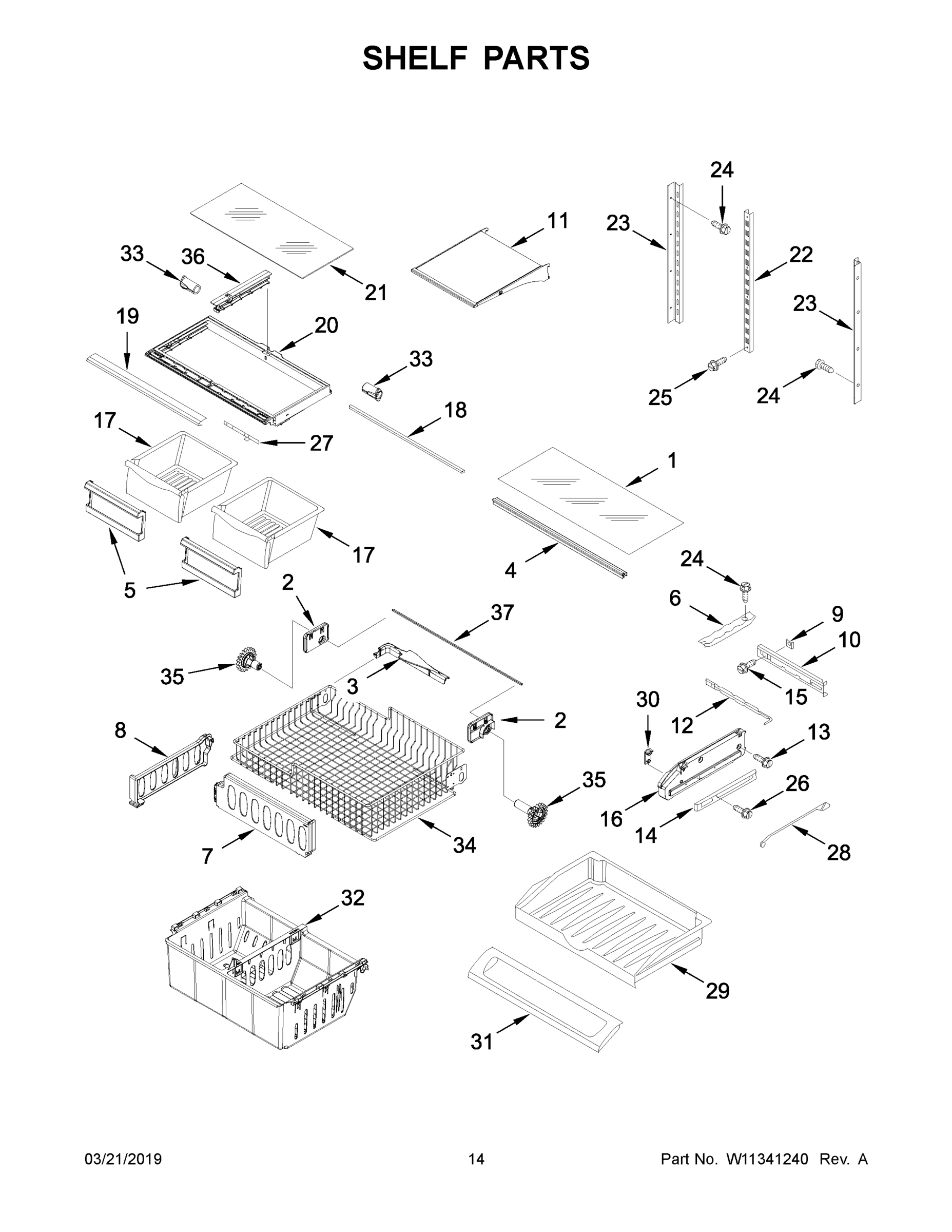 08 - SHELF PARTS