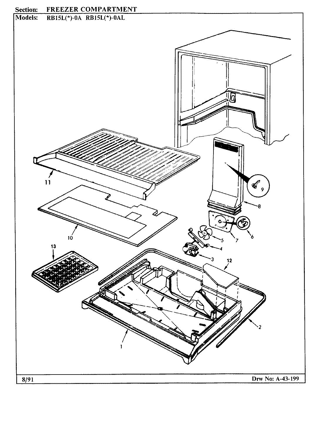 01 - FREEZER COMPARTMENT