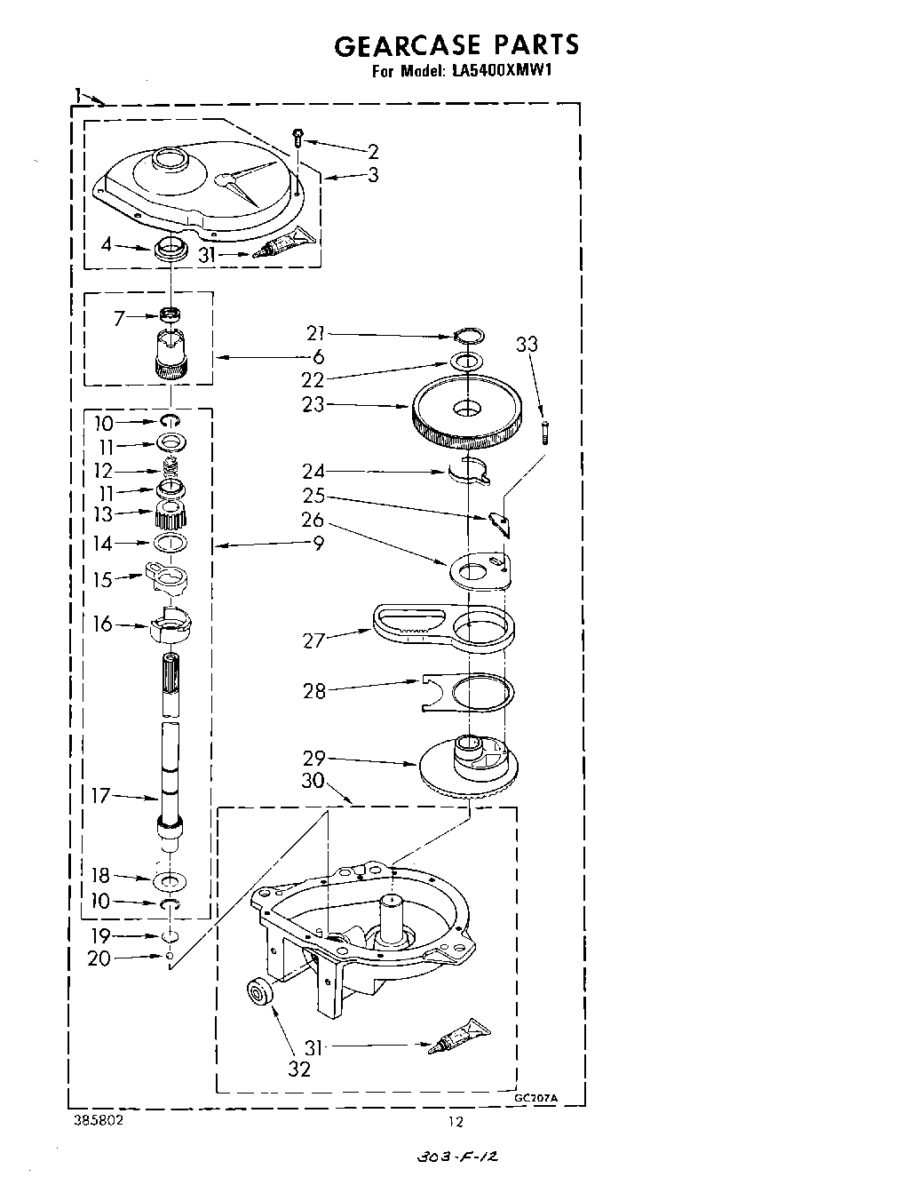 10 - GEARCASE