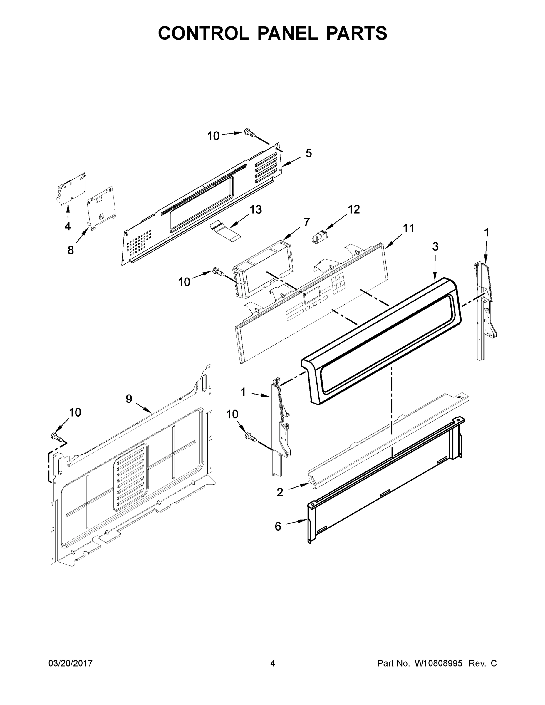 03 - CONTROL PANEL PARTS