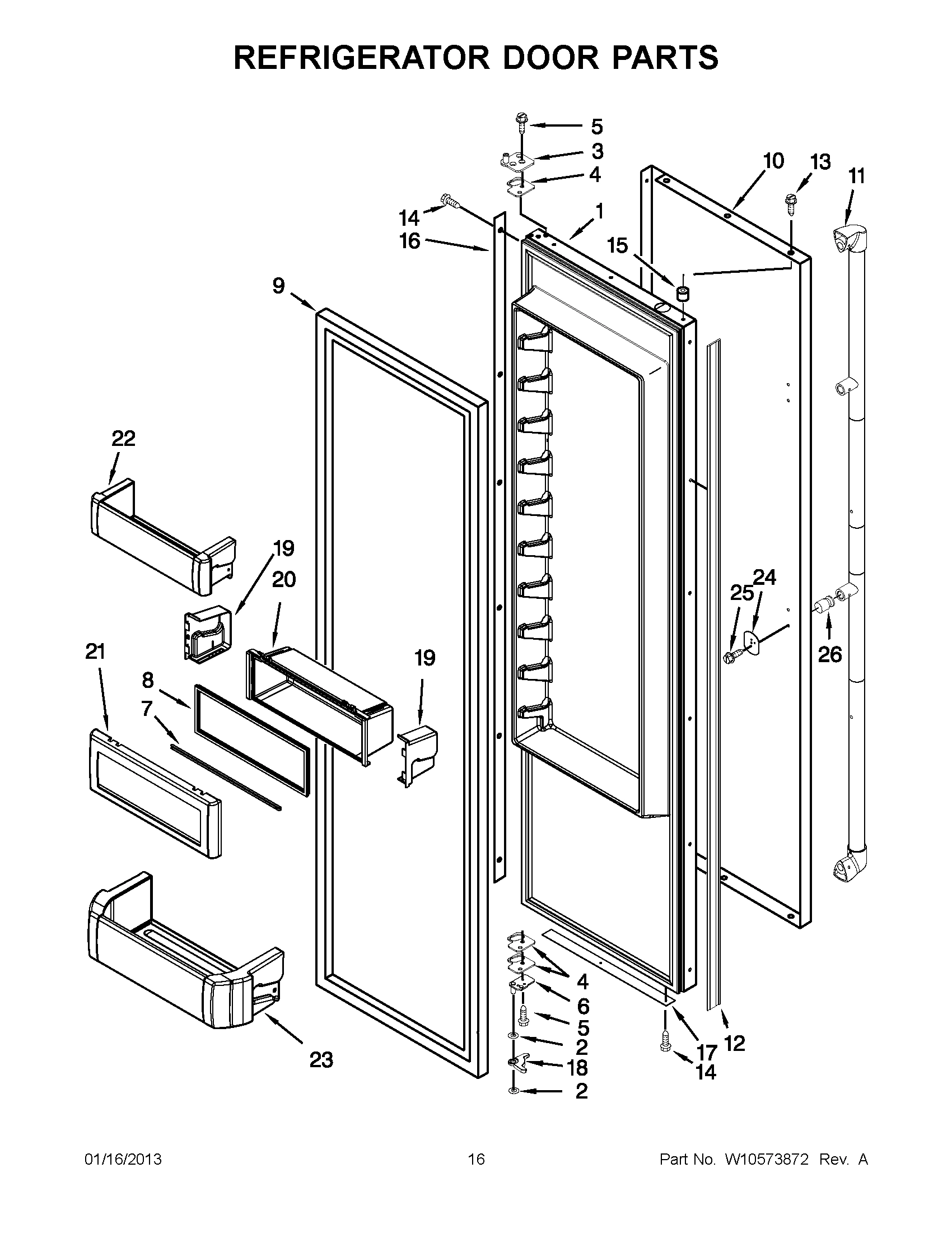 08 - REFRIGERATOR DOOR PARTS