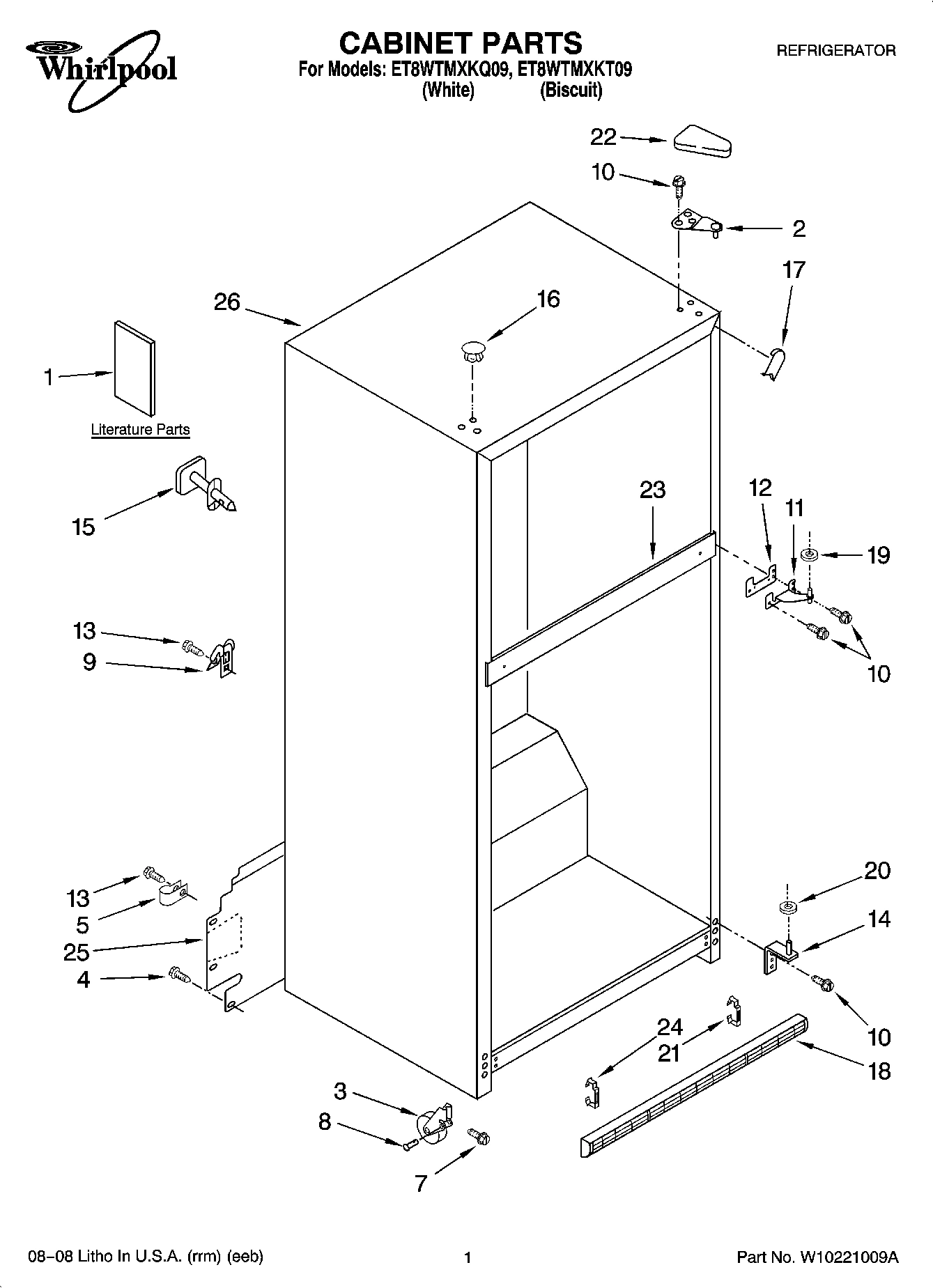 01 - CABINET PARTS