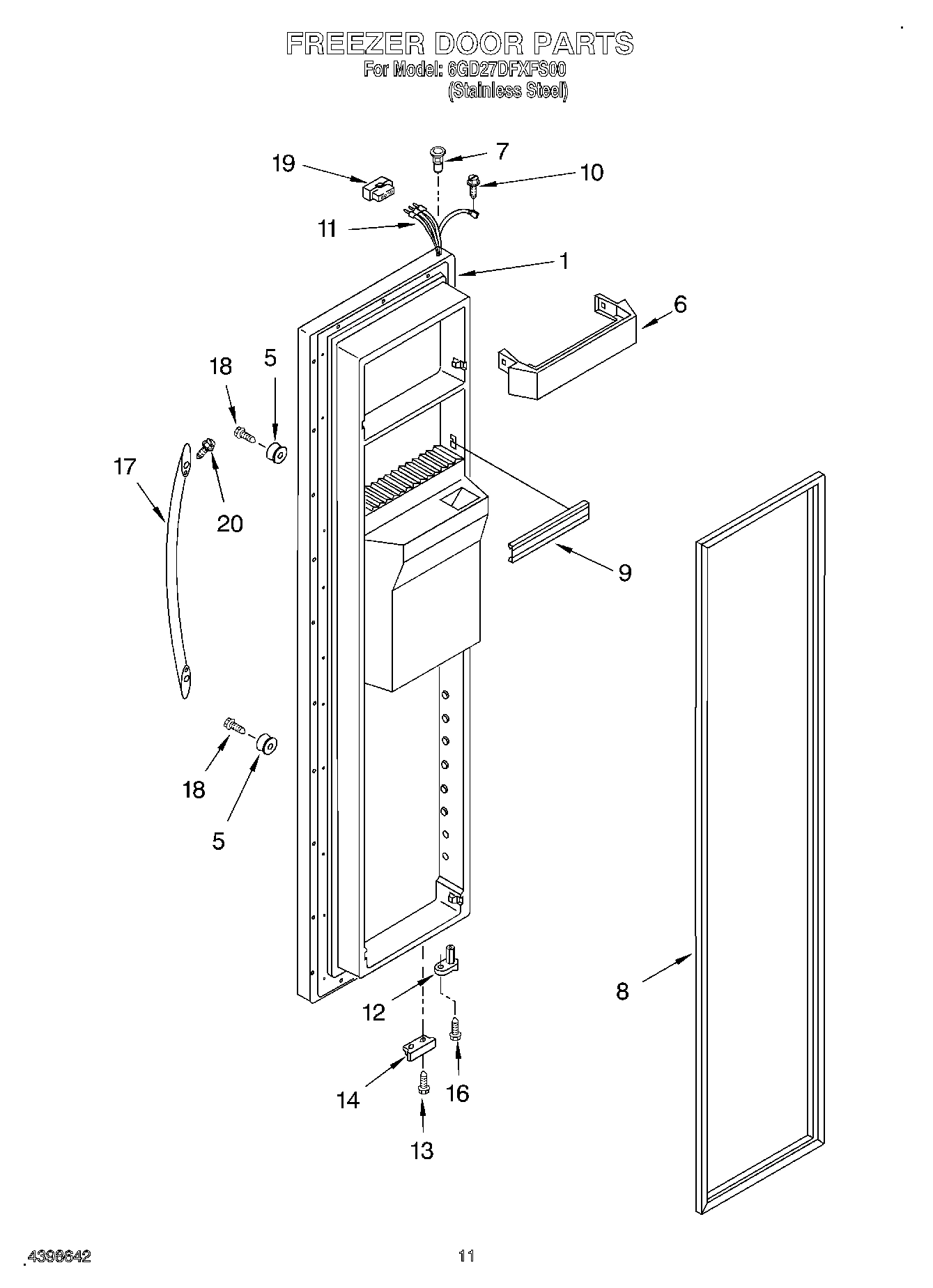 07 - FREEZER DOOR