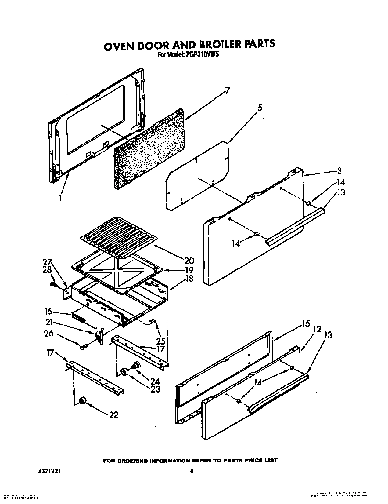 03 - OVEN DOOR AND BROILER