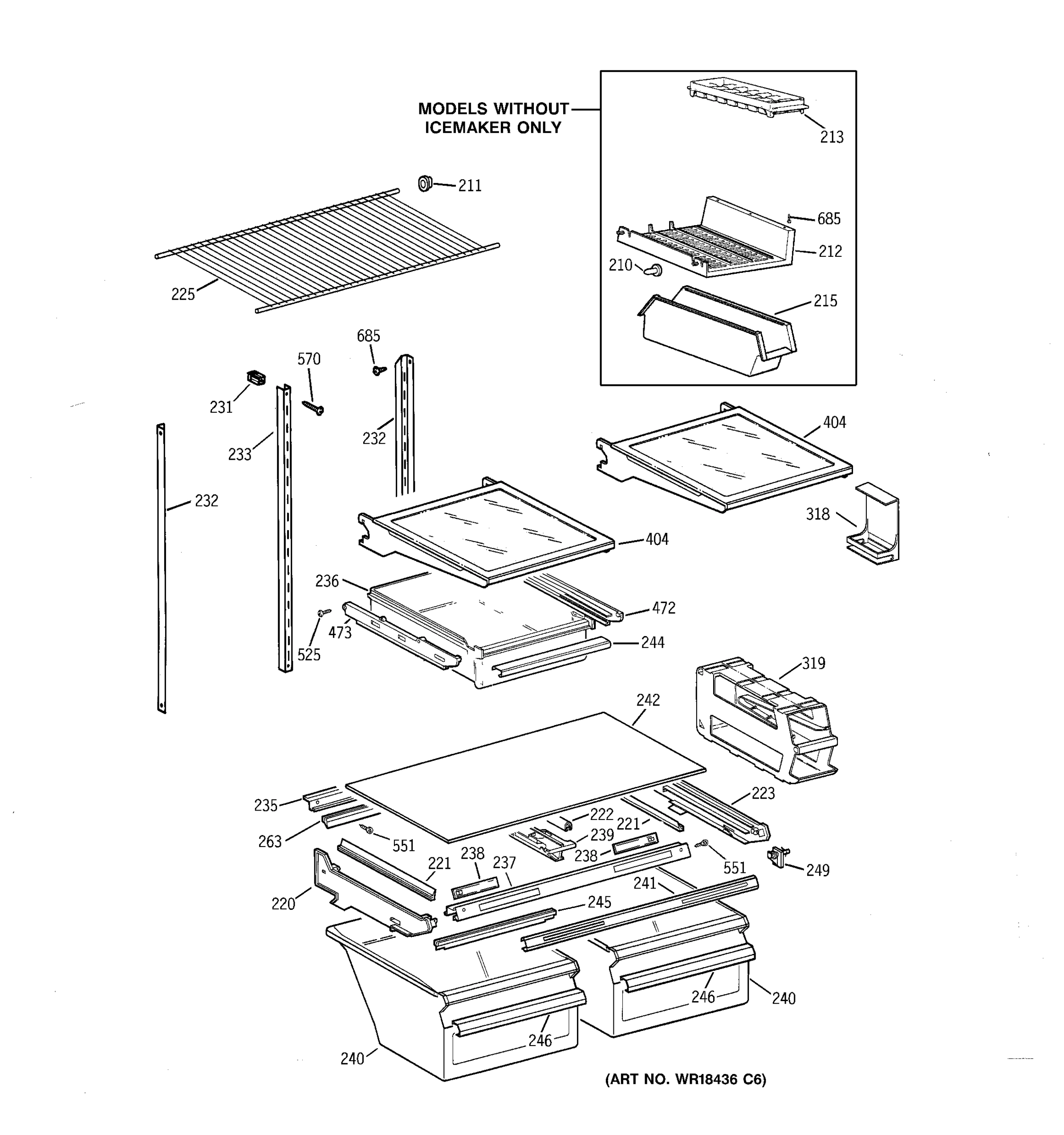 SHELF PARTS