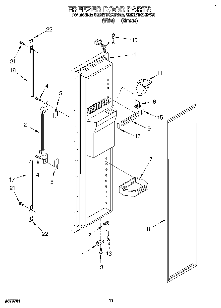 07 - FREEZER DOOR