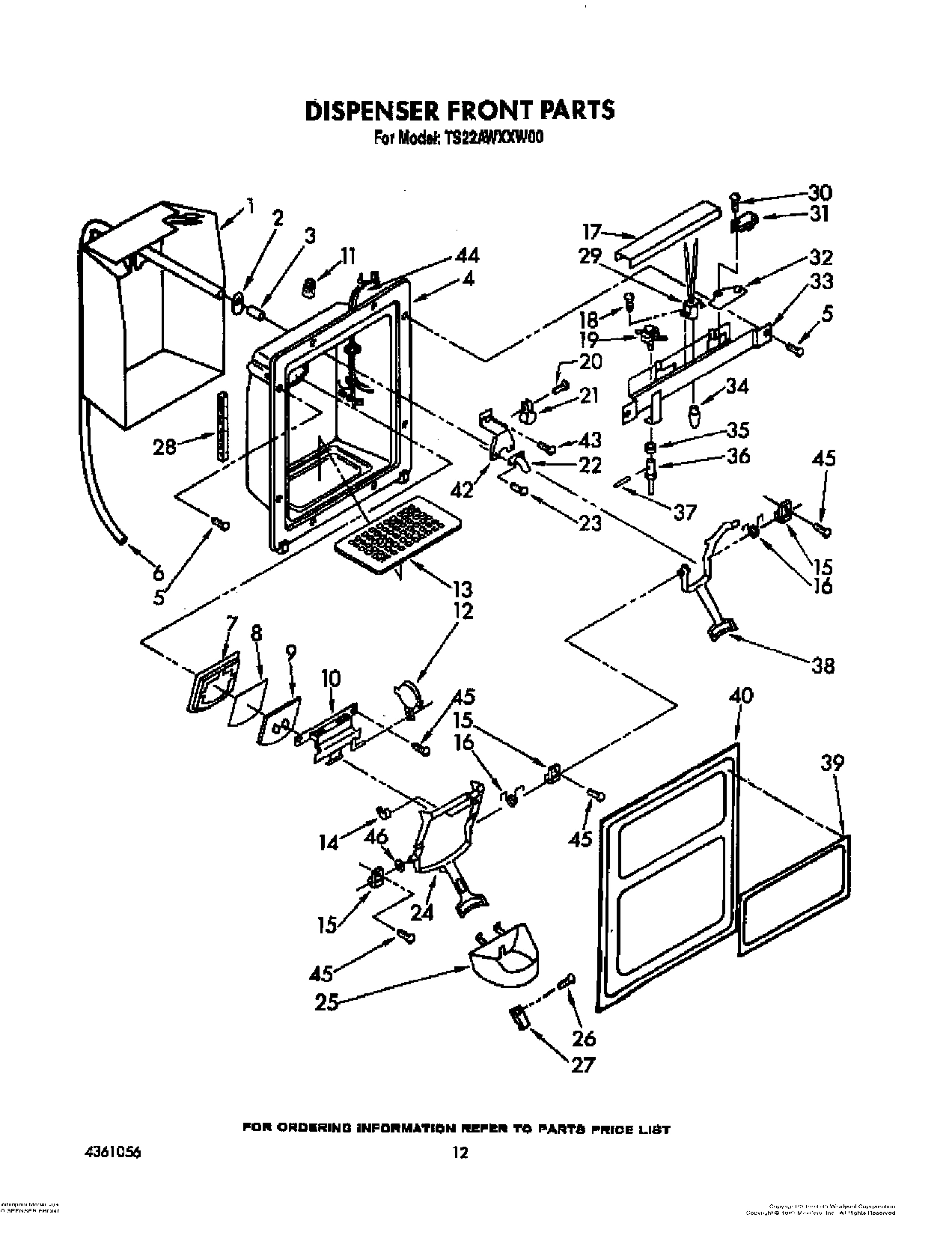 09 - DISPENSER FRONT