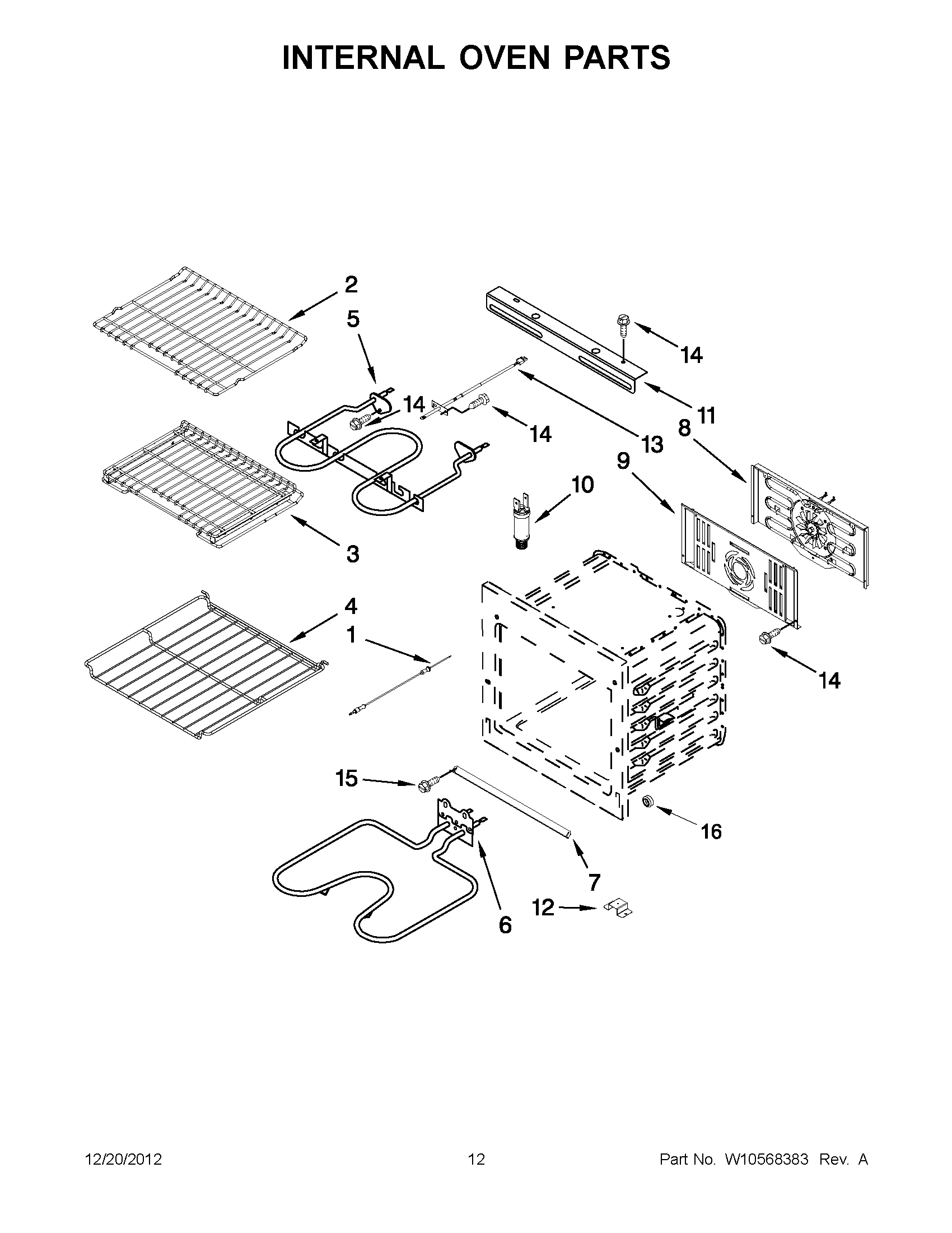 06 - INTERNAL OVEN PARTS