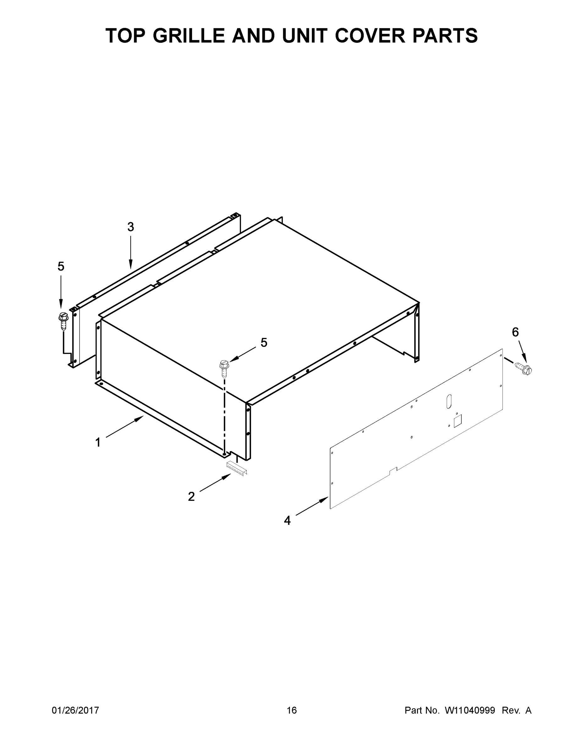 09 - TOP GRILLE AND UNIT COVER PARTS